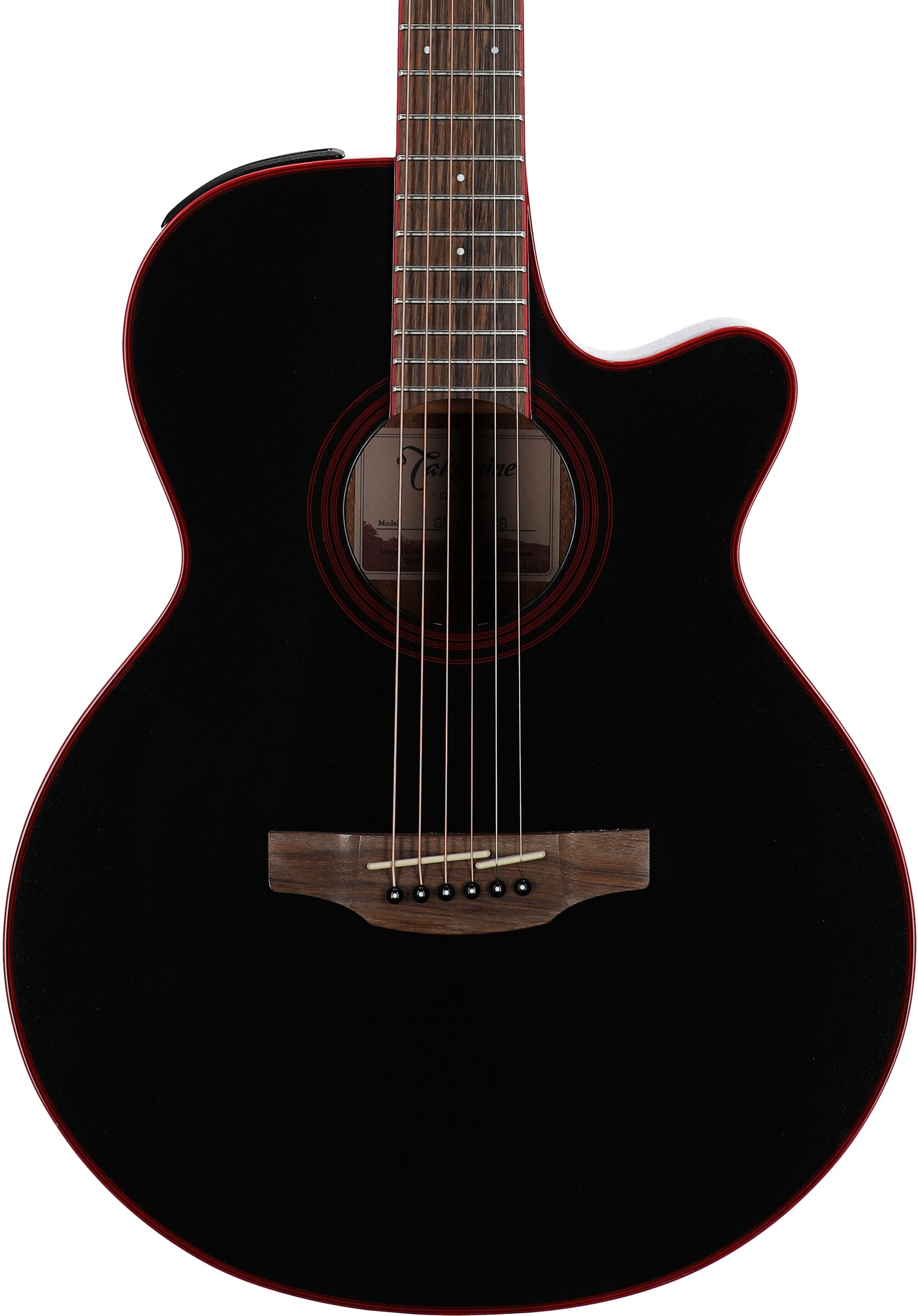 Takamine GF49CE FXC Acoustic-Electric Guitar, Cosmic Black, Body Straight Front