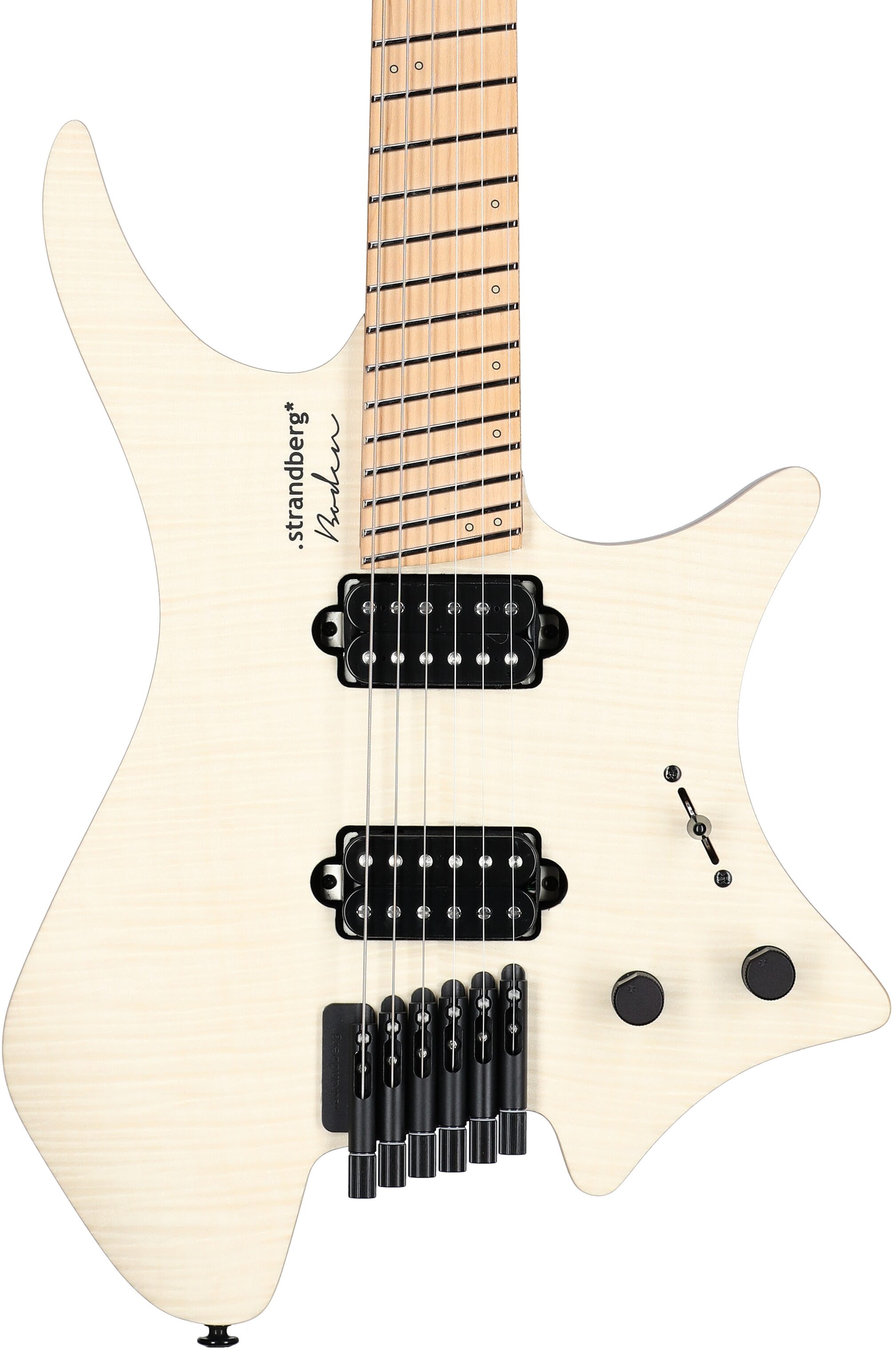 Strandberg Boden Standard NX 6 Electric Guitar (with Gig Bag), Natural, Body Straight Front