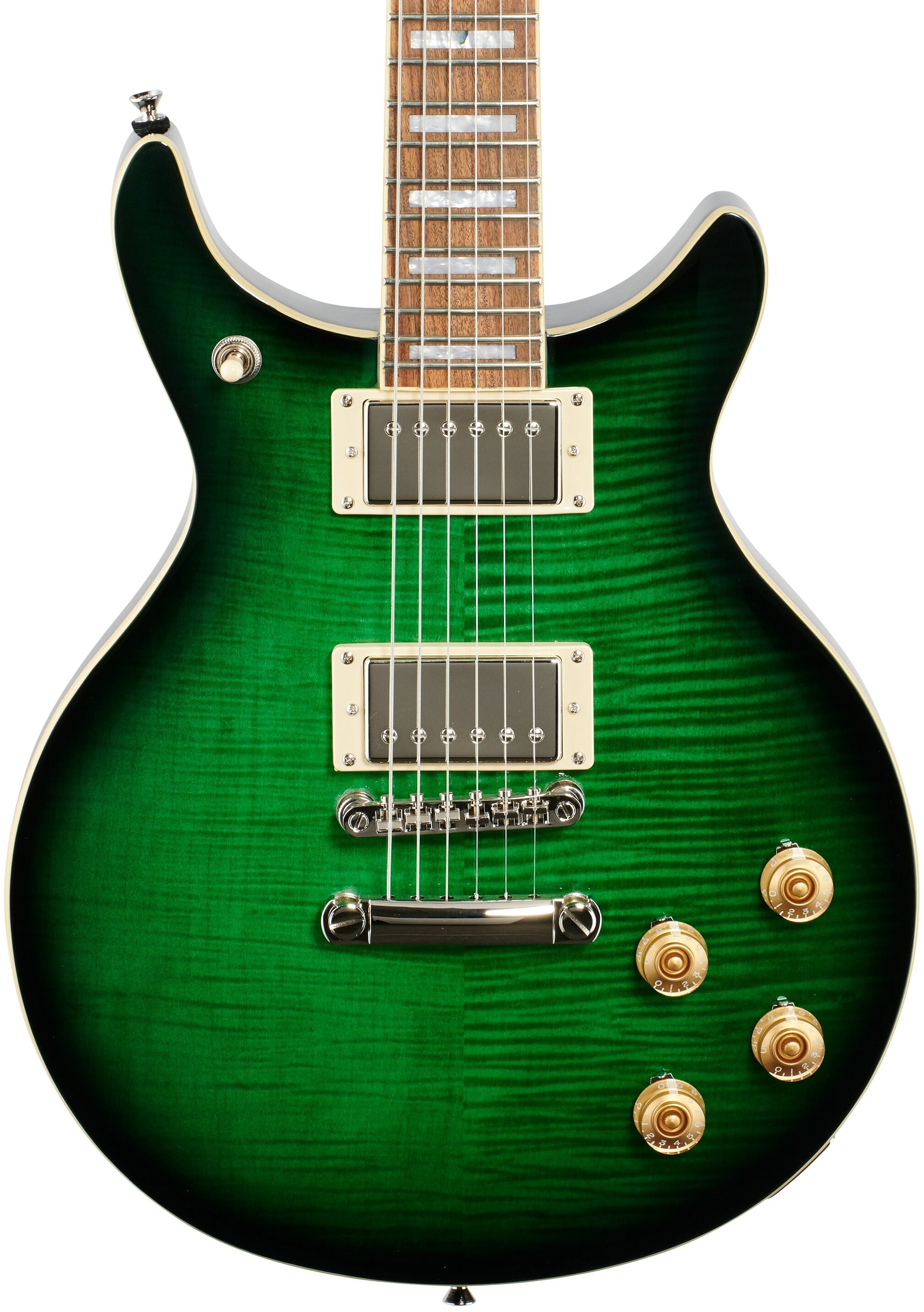 Epiphone DC PRO Double Cutaway Electric Guitar, Wild Ivy, Body Straight Front