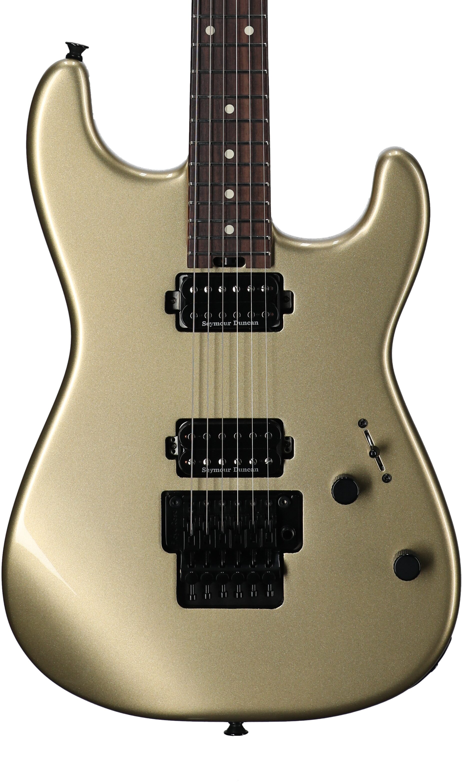Charvel Pro-Mod Relic San Dimas ST1 HH Electric Guitar (with Gig Bag), Pharaoh Gold, Body Straight Front