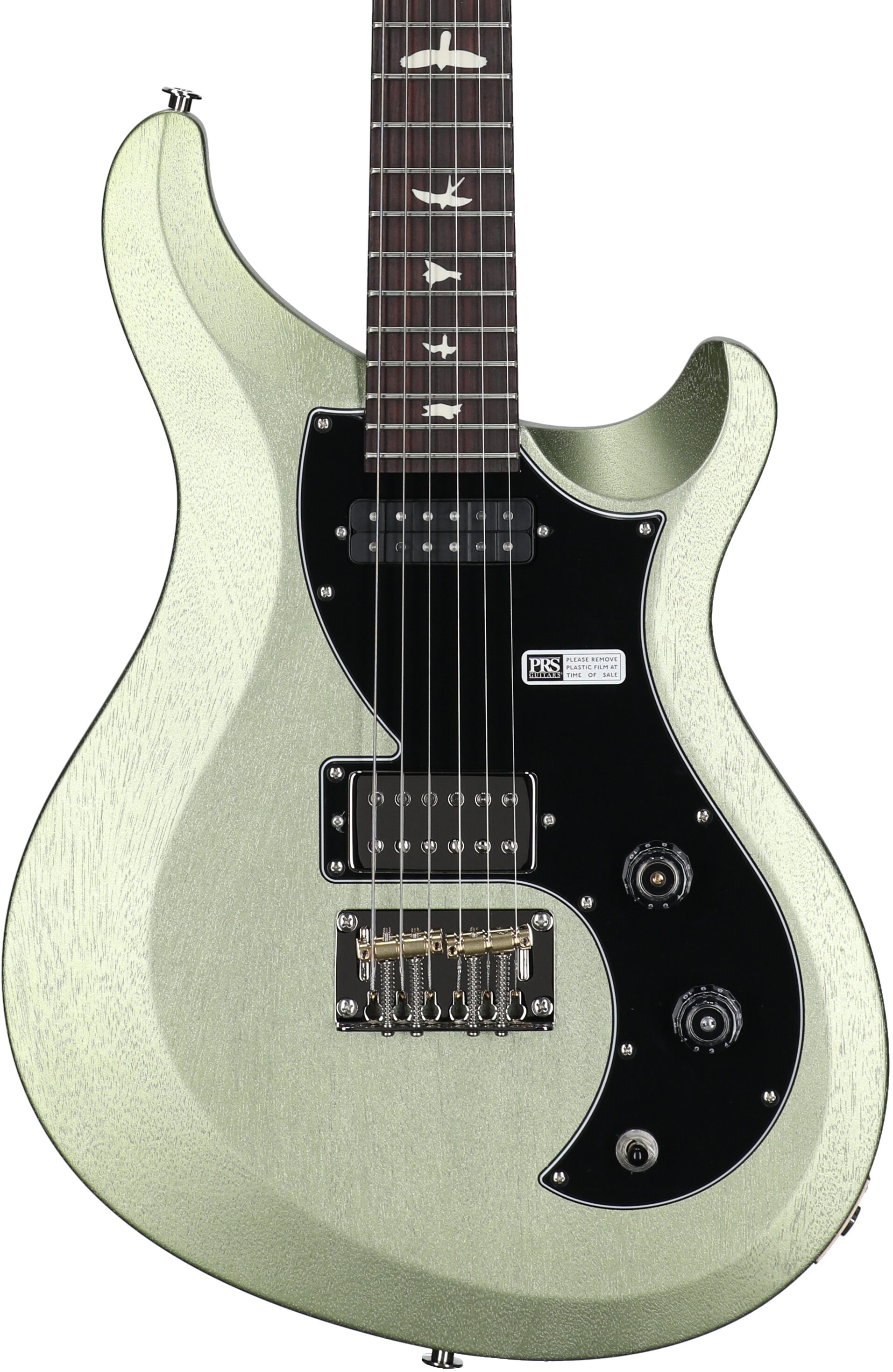PRS Paul Reed Smith S2 Vela Satin Electric Guitar (with Gig Bag), Mavis Mint Metallic, Body Straight Front