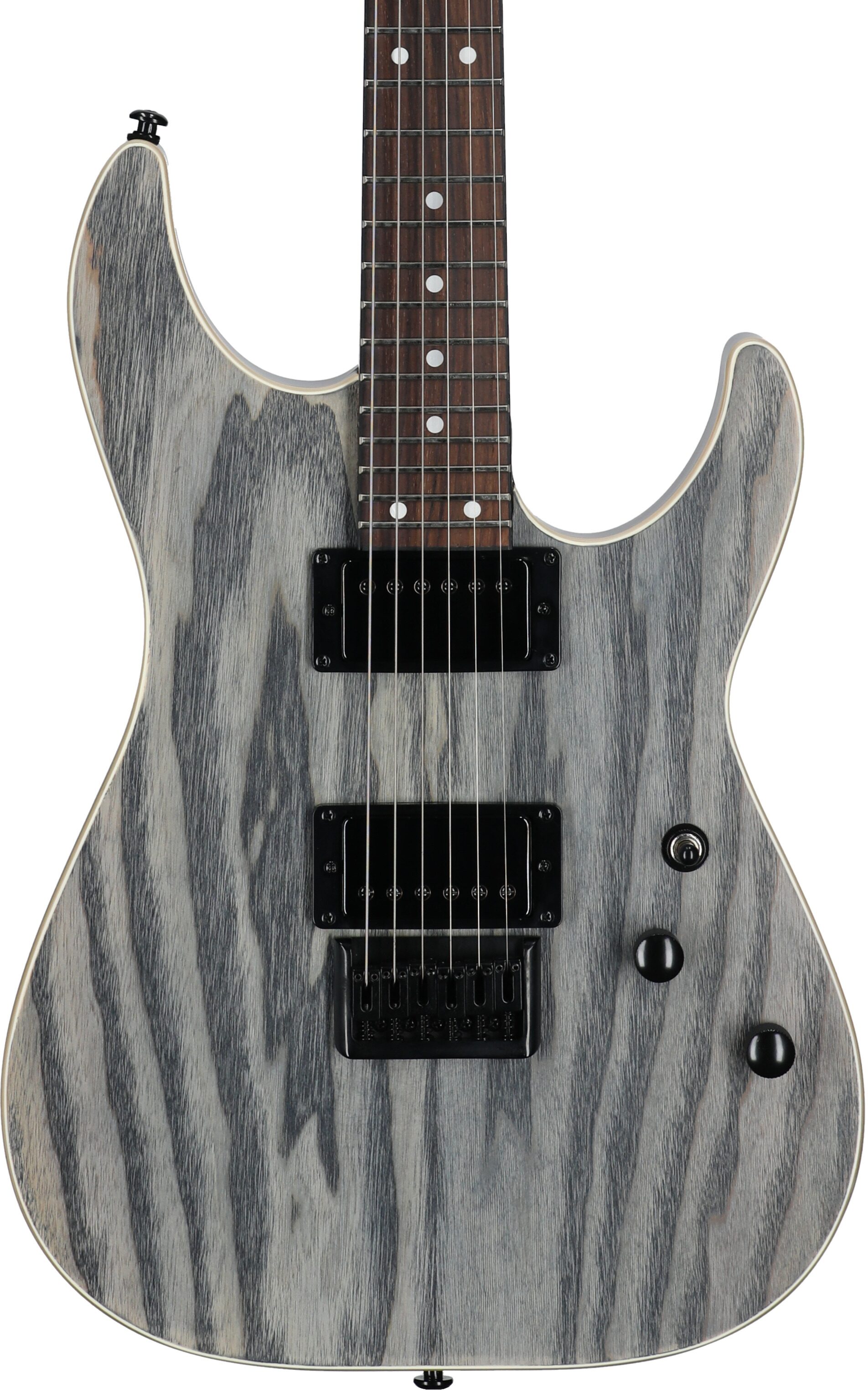 Schecter C-1 Standard Electric Guitar, Charcoal Satin, Open Box (Very Good), Body Straight Front