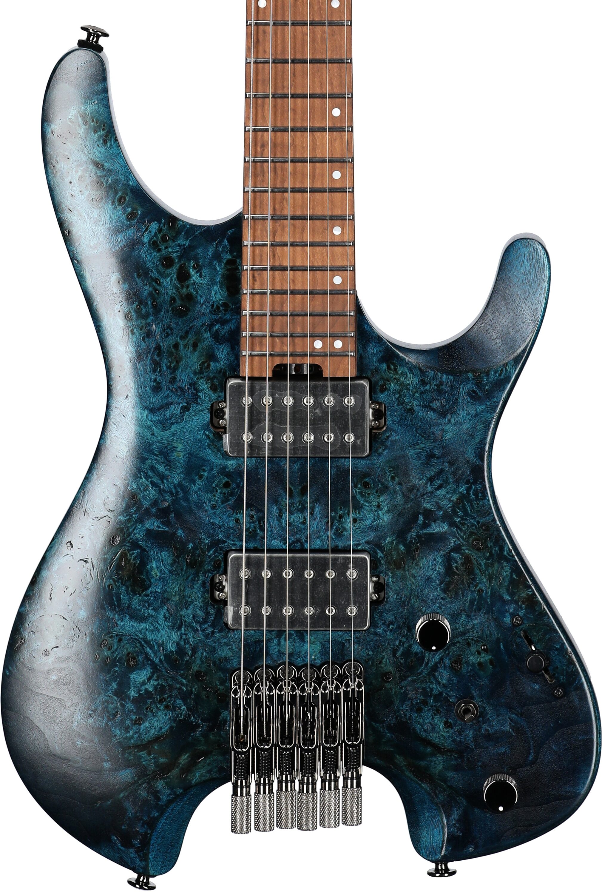 Ibanez Q52PB Electric Guitar (with Gig Bag), Cosmic Blue, Body Straight Front