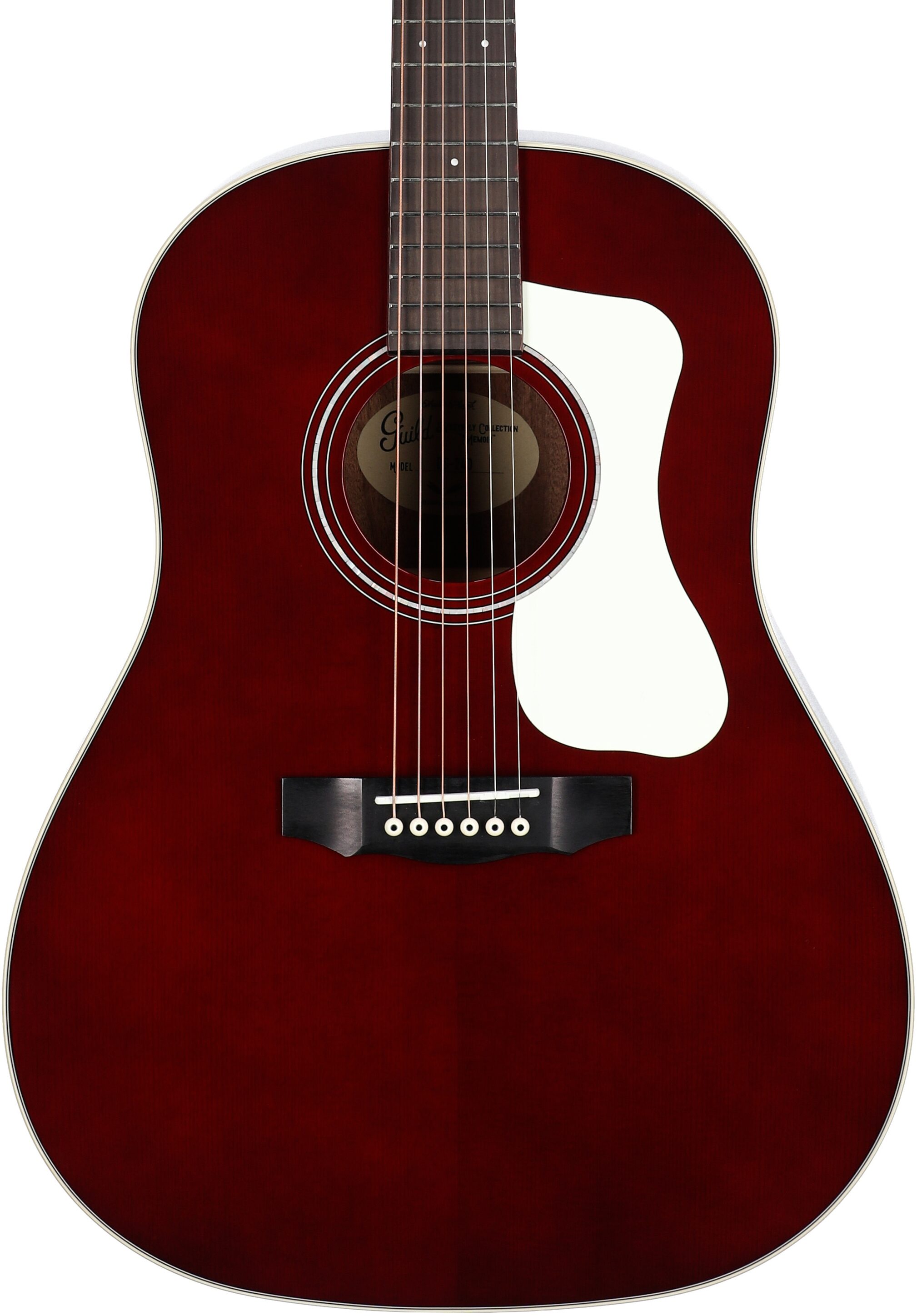 Guild DS-240 Dreadnought Acoustic Guitar, Wine Red, Body Straight Front