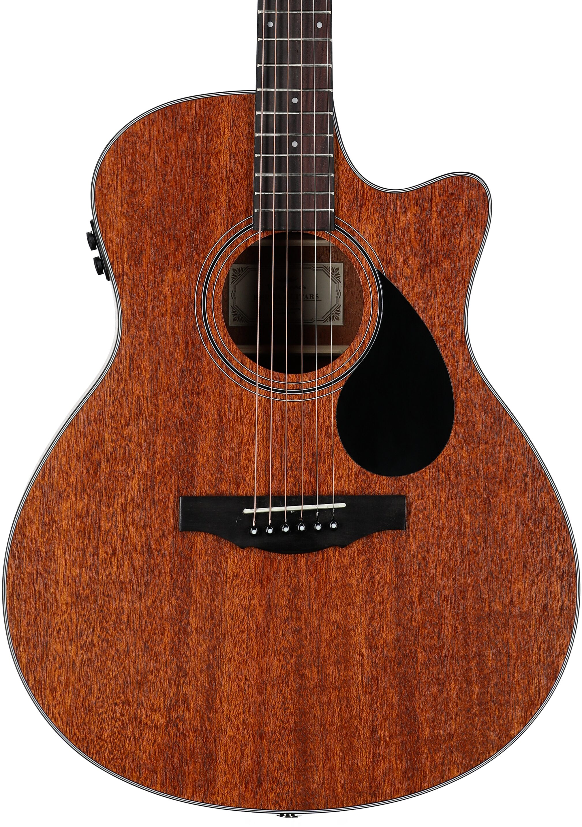 Kepma K3 Series GA3-130 Acoustic-Electric Guitar, Walnut Matte, with AcoustiFex K-10 Pickup, Body Straight Front