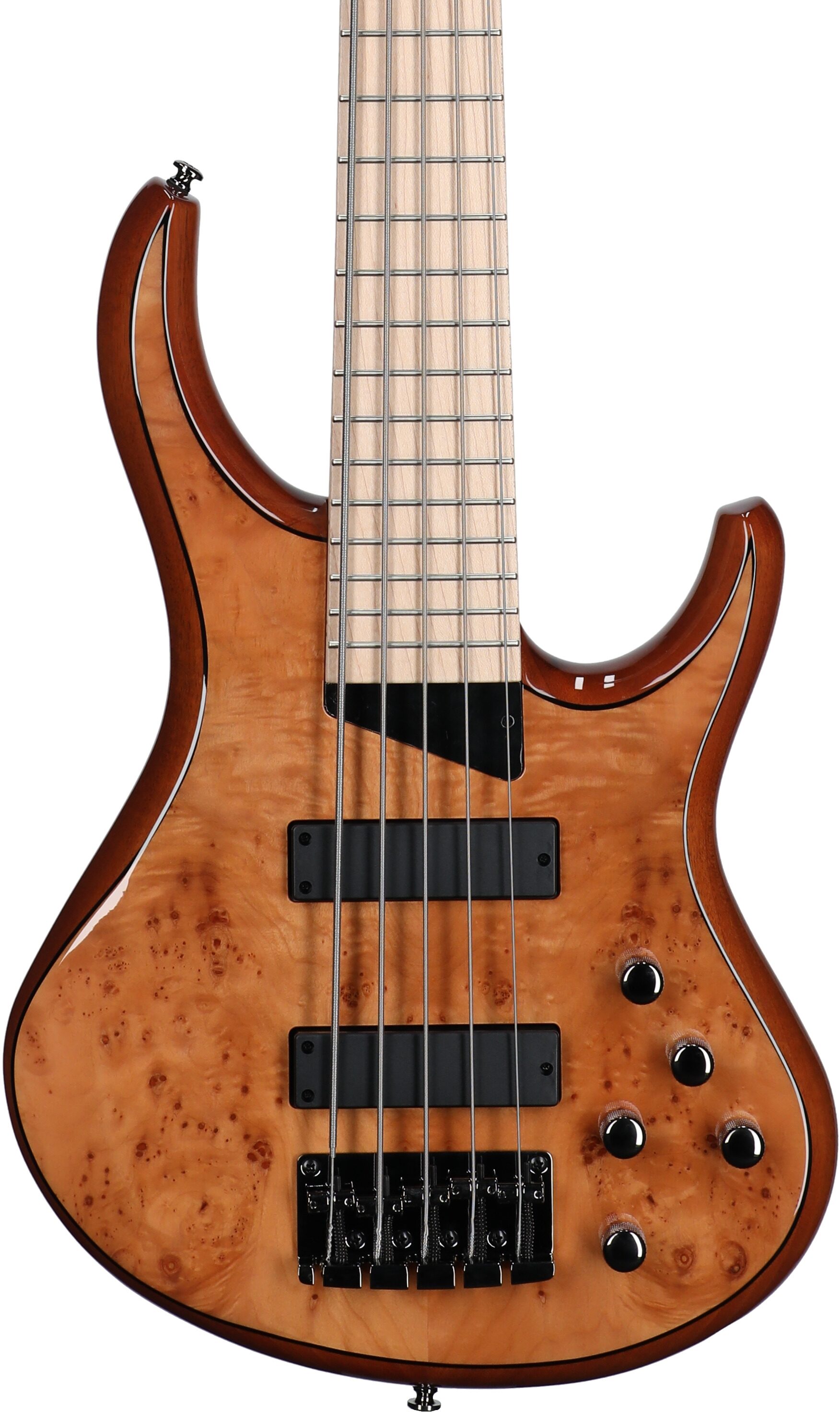 MTD Kingston Z5MP Electric Bass, 5-String (with Maple Fingerboard), Natural Gloss, Body Straight Front
