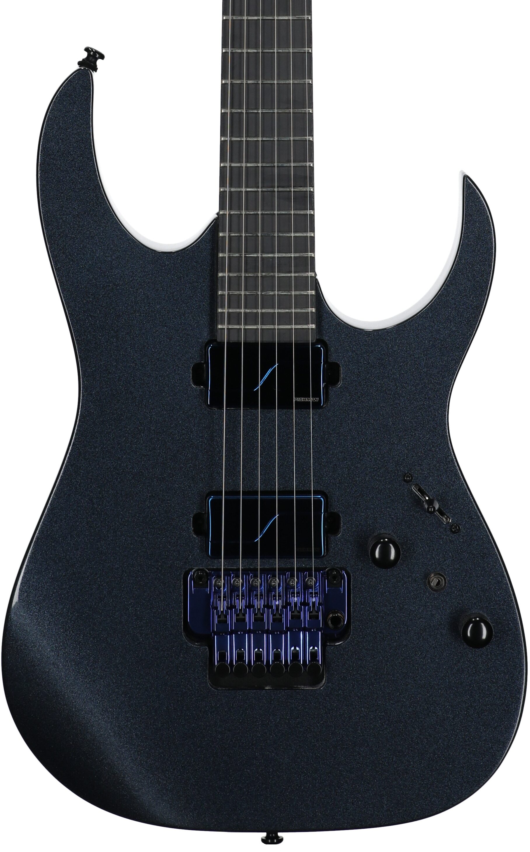 Ibanez RGR6BSP Electric Guitar, Iron Pewter, Body Straight Front