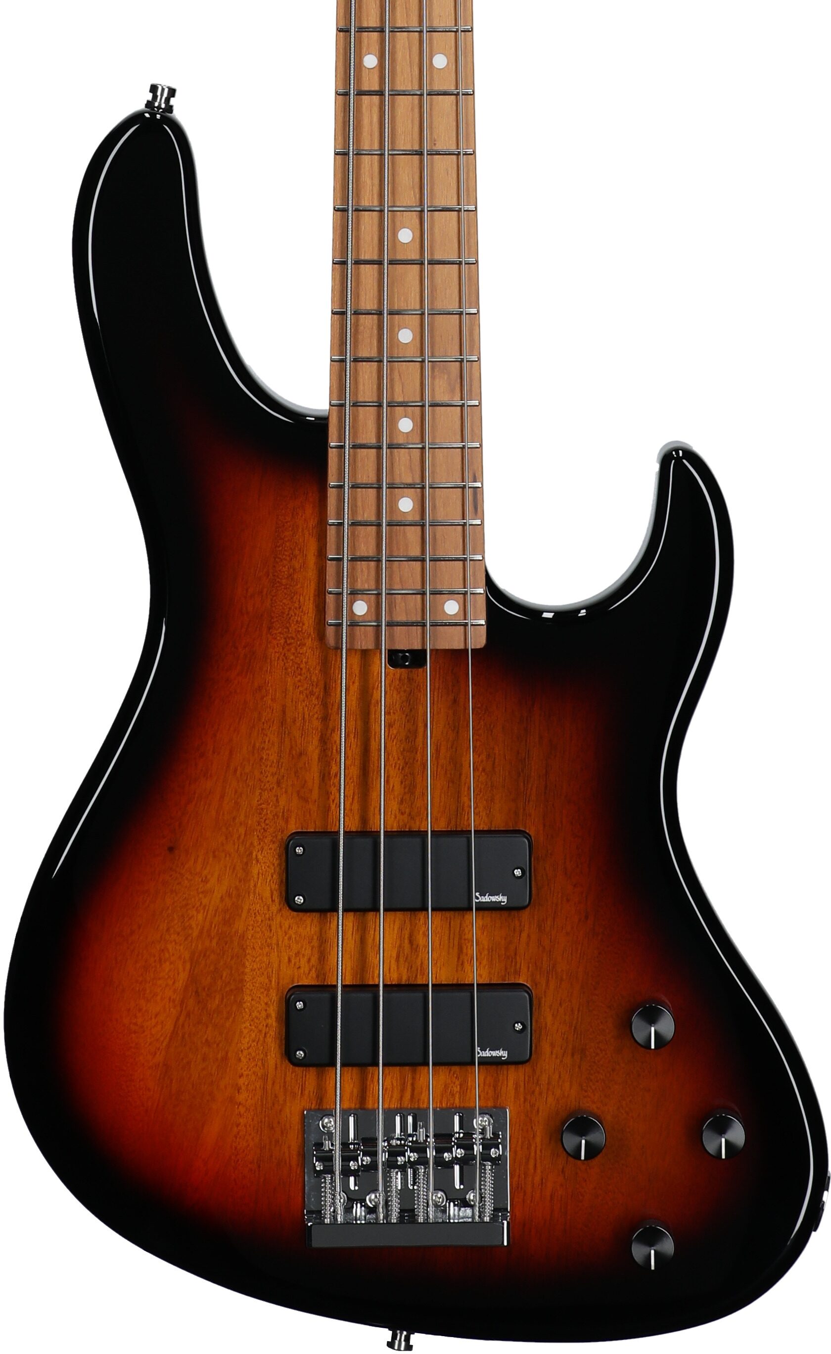 Sadowsky MetroExpress MS4 Modern Electric Bass, with Maple Fingerboard, Sunburst, Body Straight Front