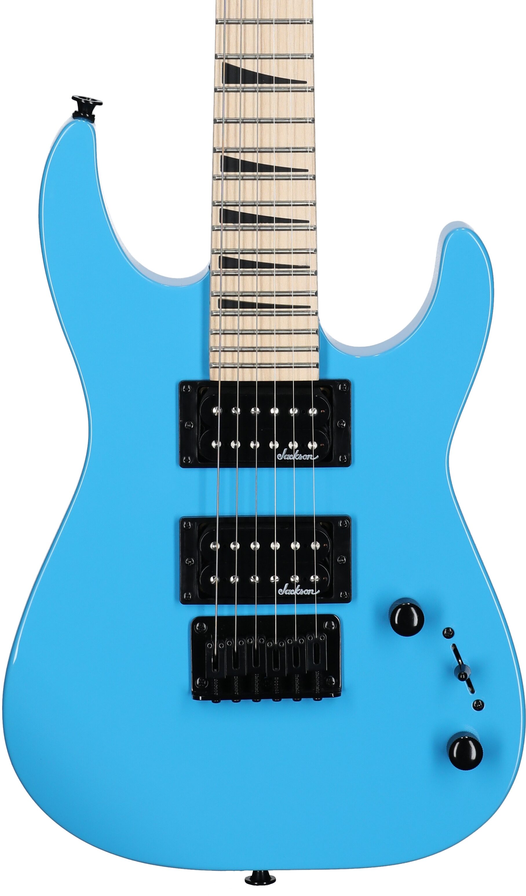 Jackson JS Series Dinky Minion JS1X 2/3-Scale Electric Guitar, Infinity Blue, Body Straight Front