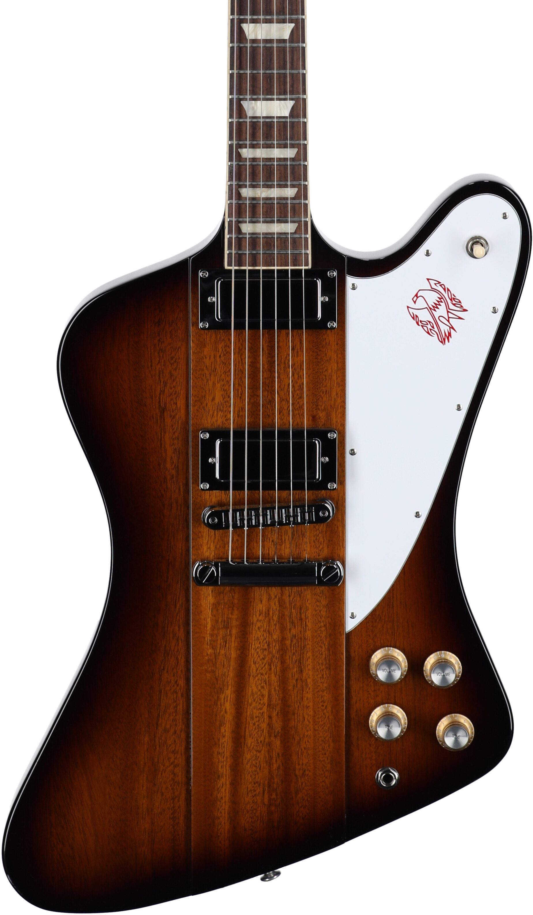 Gibson Firebird Platypus Electric Guitar (with Case), Tobacco Sunburst, Body Straight Front