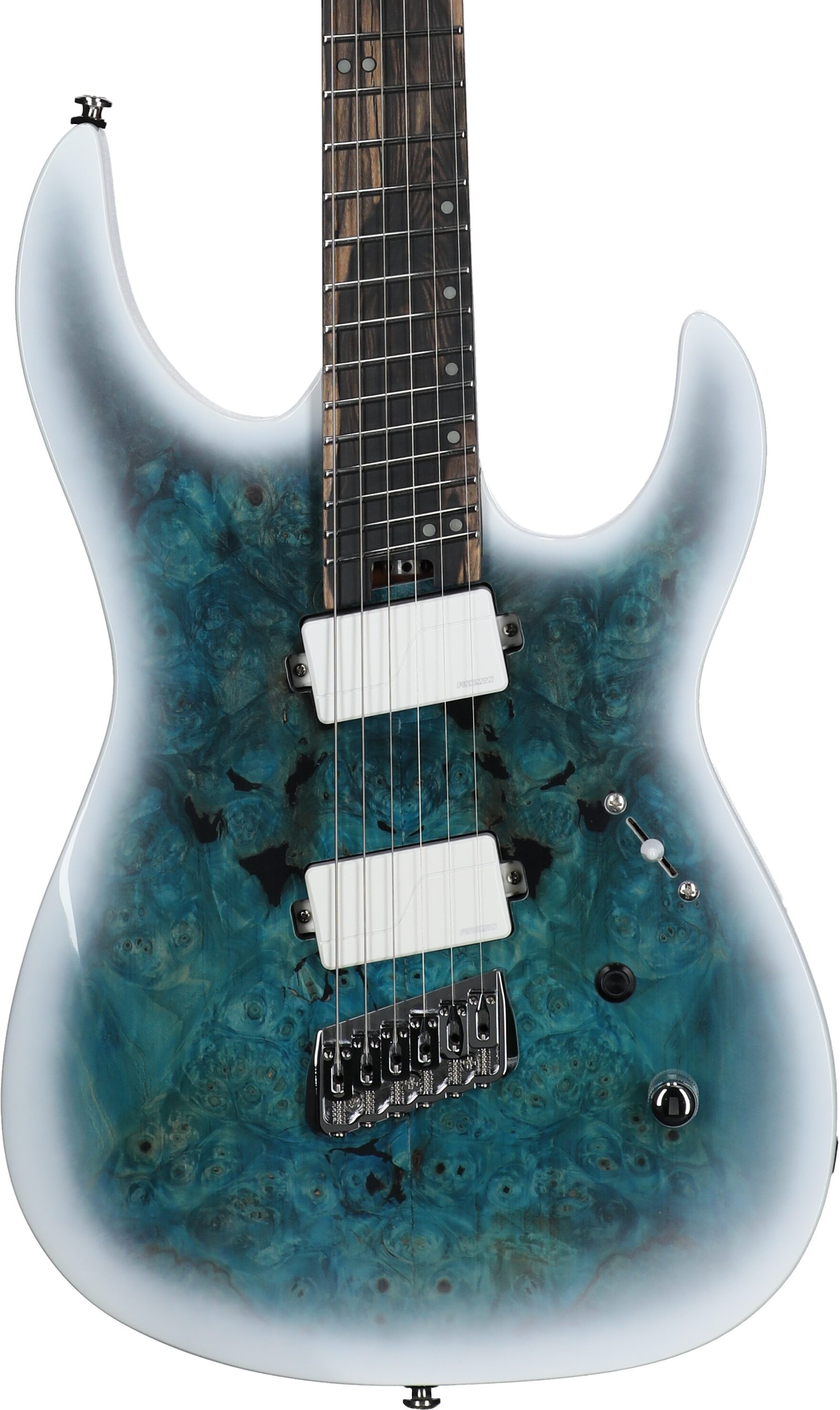 Legator Ninja 6 OD Multi-Scale Electric Guitar, Arctic Blue, Body Straight Front