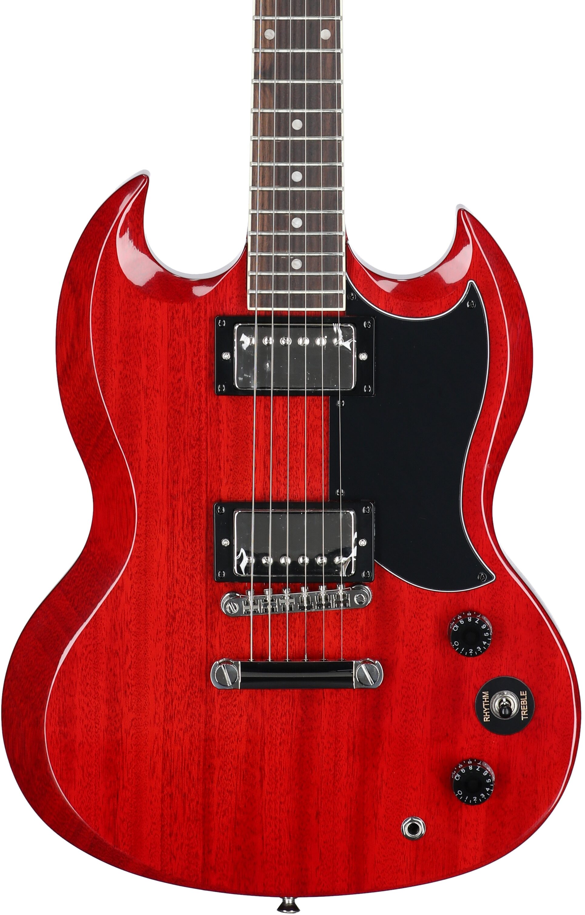 Epiphone SG Tribute Electric Guitar, Cherry, Body Straight Front