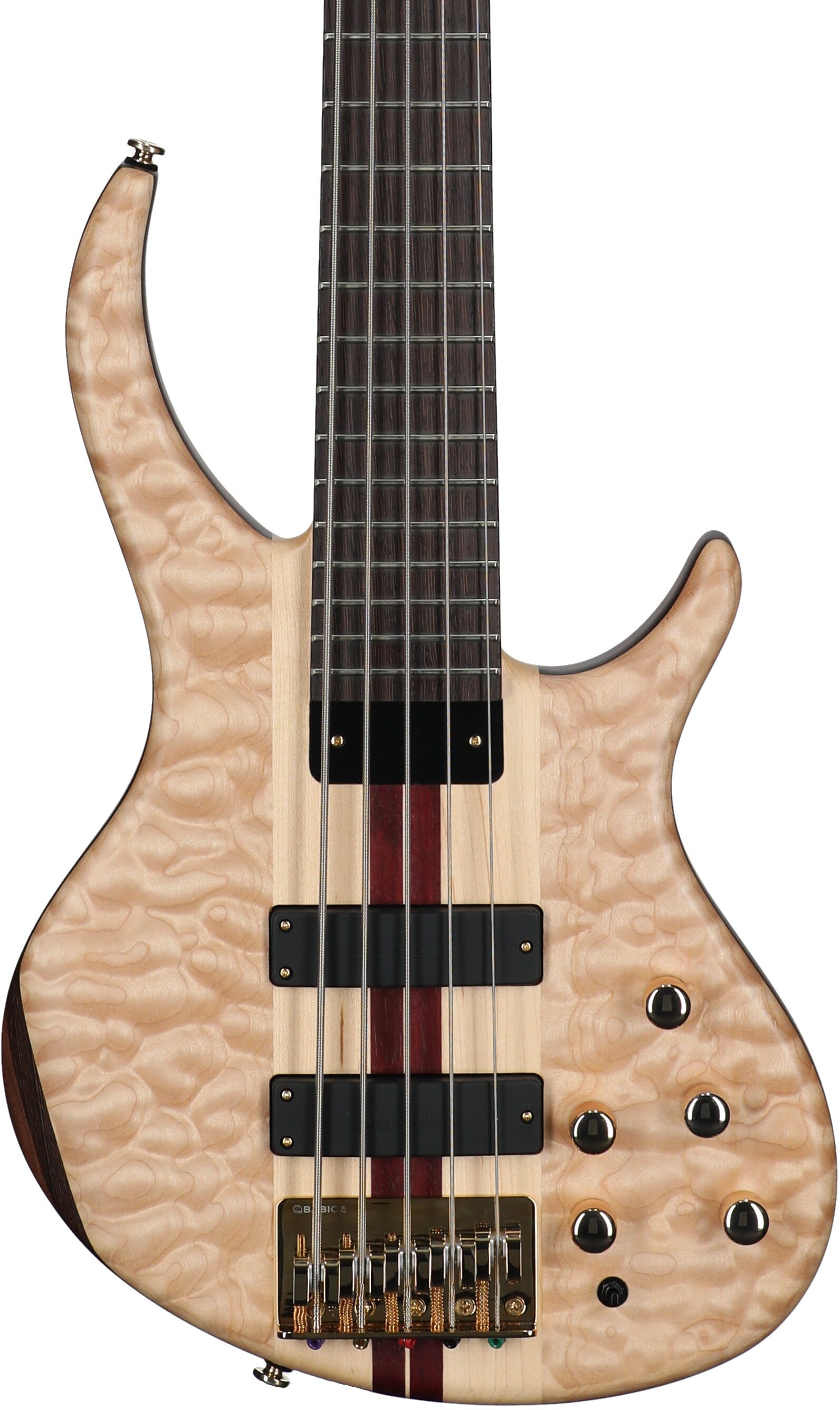 Tobias Classic V Electric Bass, 5-String (with Gig Bag), Satin Natural, Body Straight Front