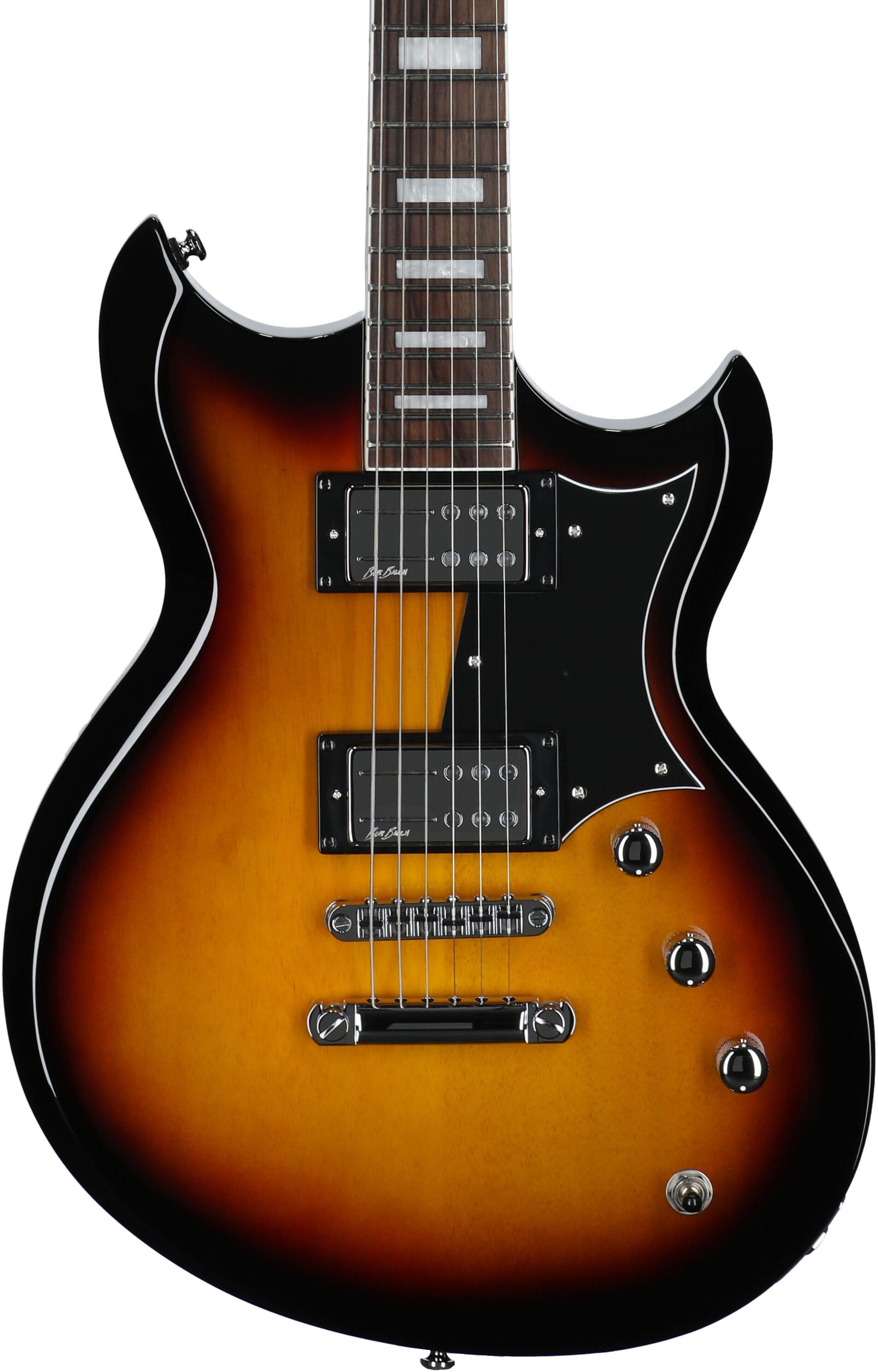 Reverend Bob Balch Signature Electric Guitar, 3-Tone Sunburst, Body Straight Front