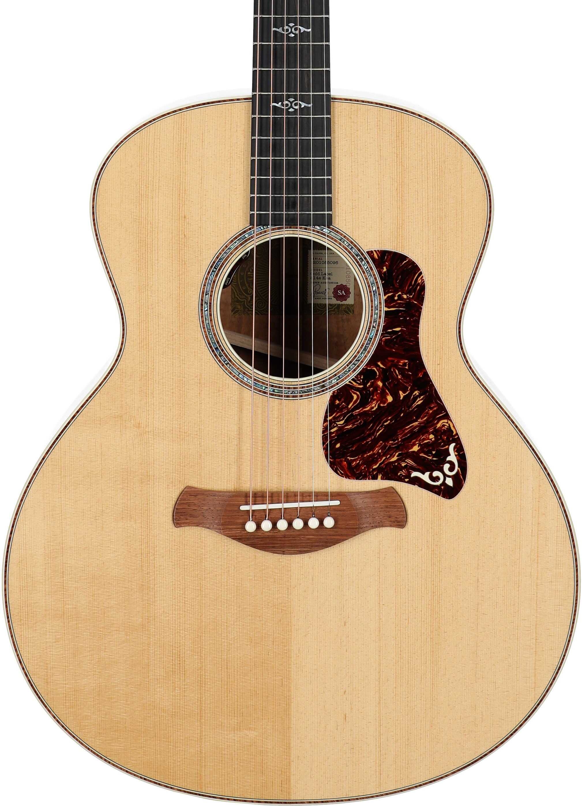 Taylor Gold Label 814e Koa Acoustic-Electric Guitar (with Case), Natural, Body Straight Front