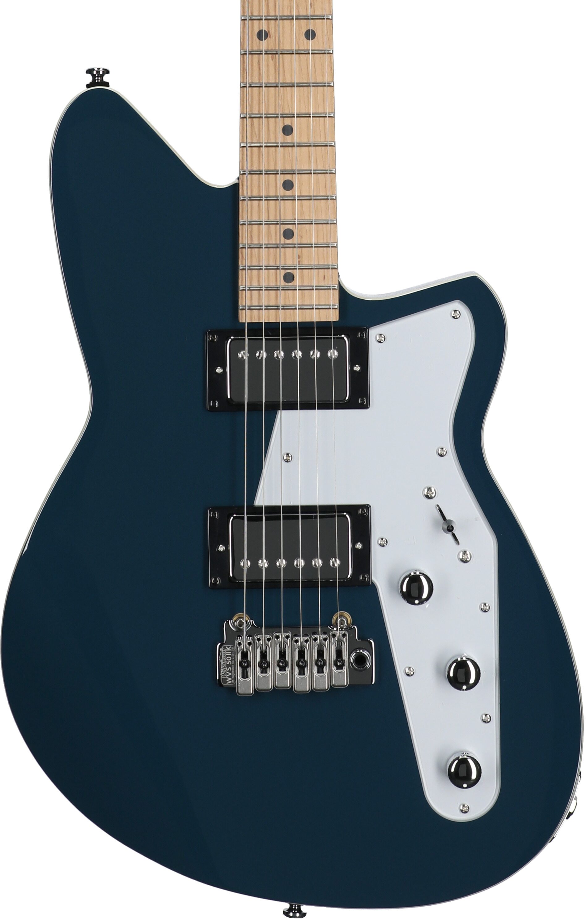Reverend Jetstream HB Electric Guitar, High Tide Blue, Roasted Maple Fretboard, Body Straight Front