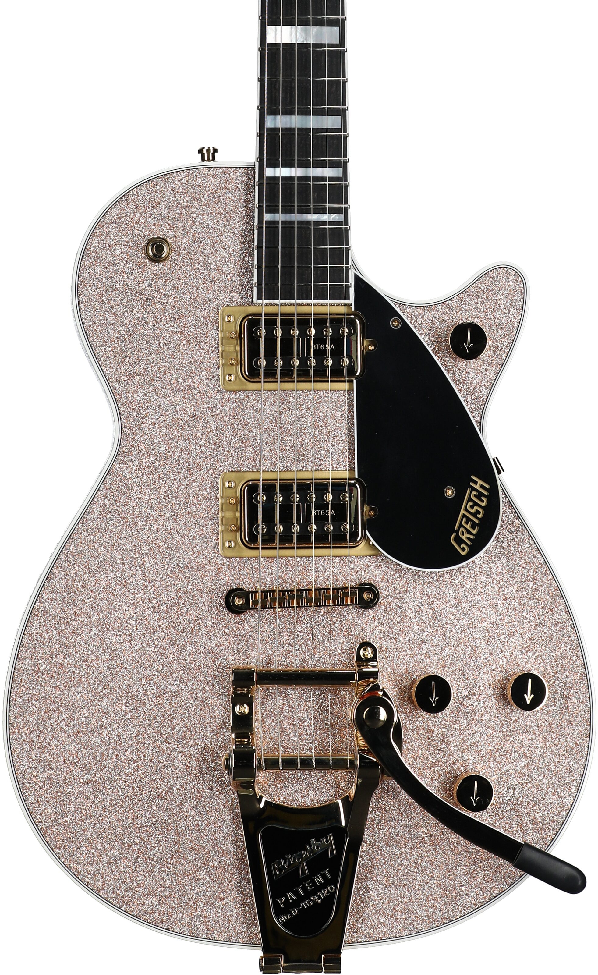 Gretsch G6229TG Limited Edition Sparkle Jet (with Case), Champagne Sparkle, Body Straight Front