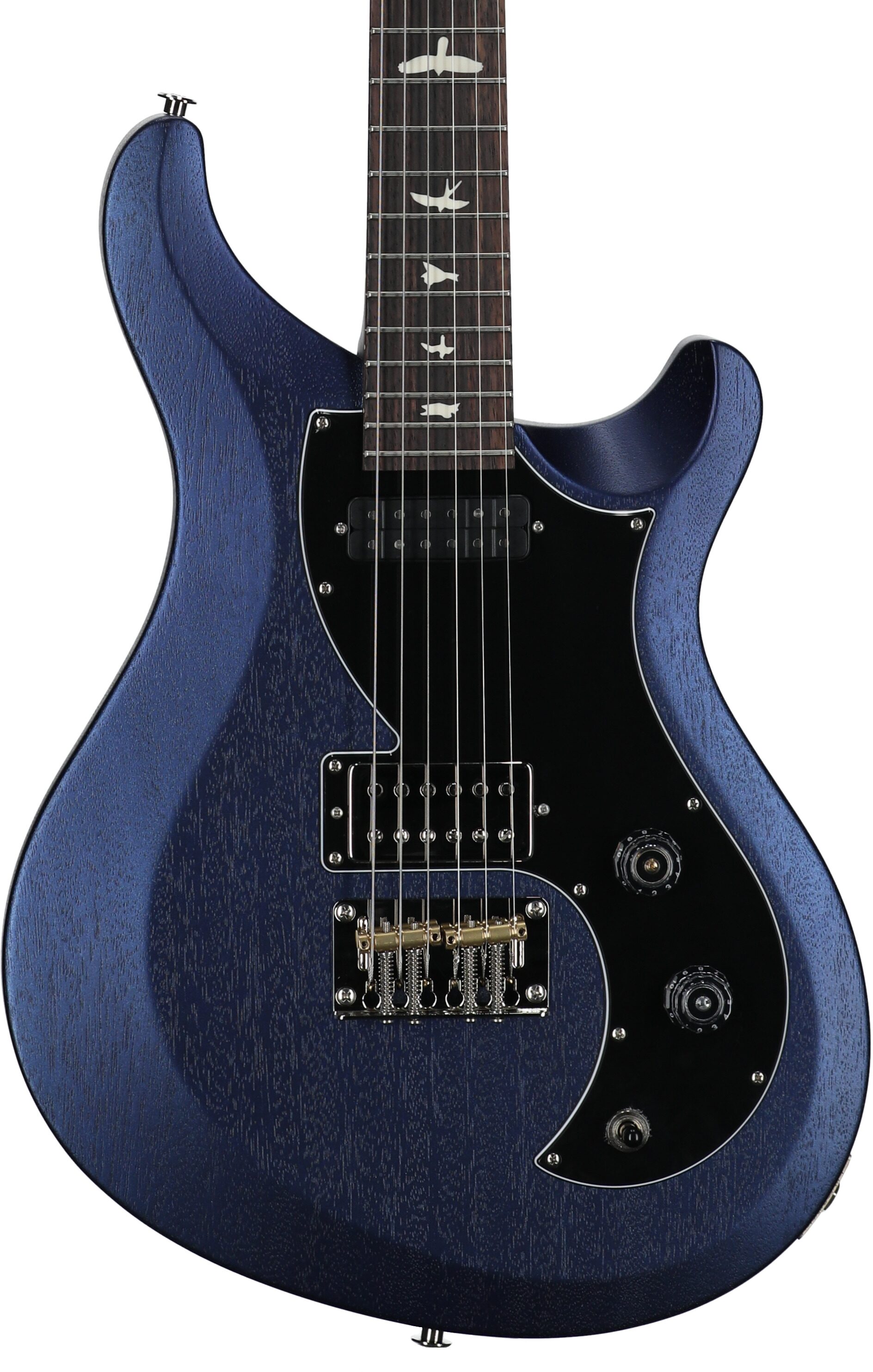 PRS Paul Reed Smith S2 Vela Satin Electric Guitar (with Gig Bag), Metallic Midnight, Body Straight Front