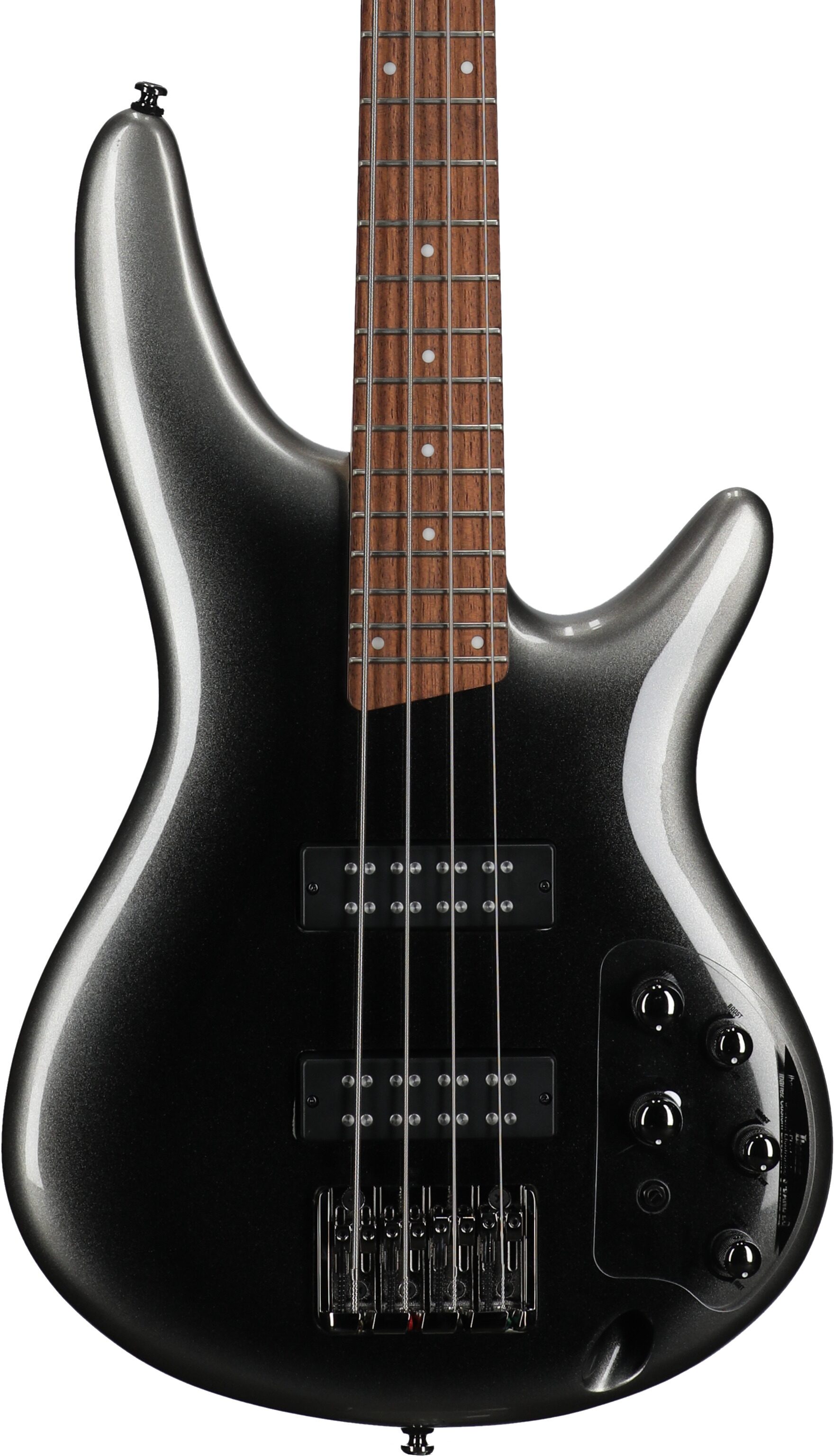 Ibanez SR300E Electric Bass, Midnight Gray Burst, Body Straight Front