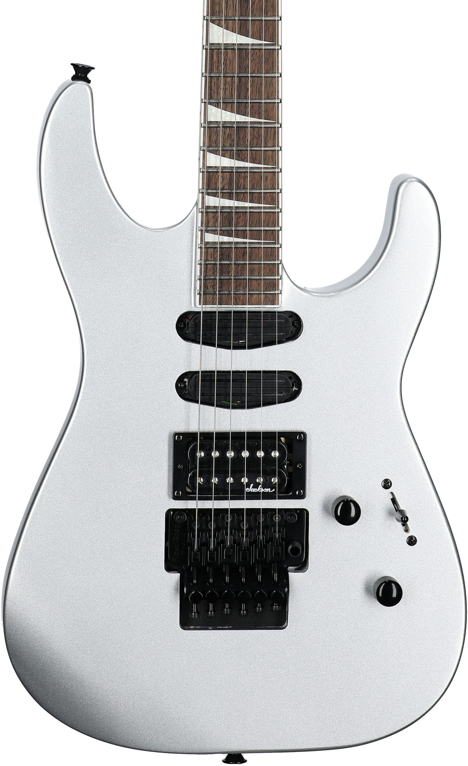 Jackson X Series Soloist SL3X DX Electric Guitar, Quicksilver, Body Straight Front