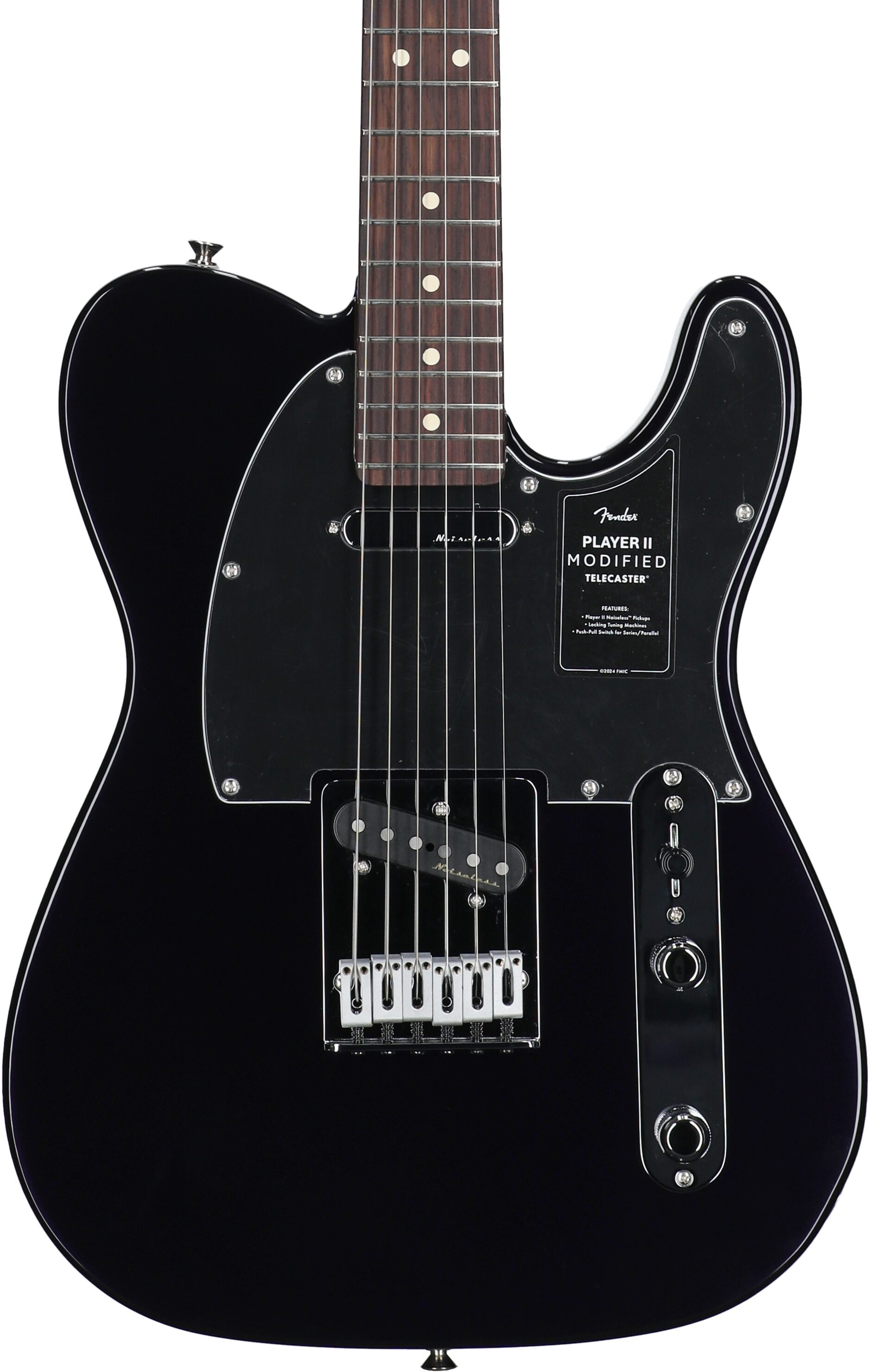 Fender Player II Modified Telecaster Electric Guitar, Rosewood Fingerboard (with Gig Bag), Dusk, Body Straight Front