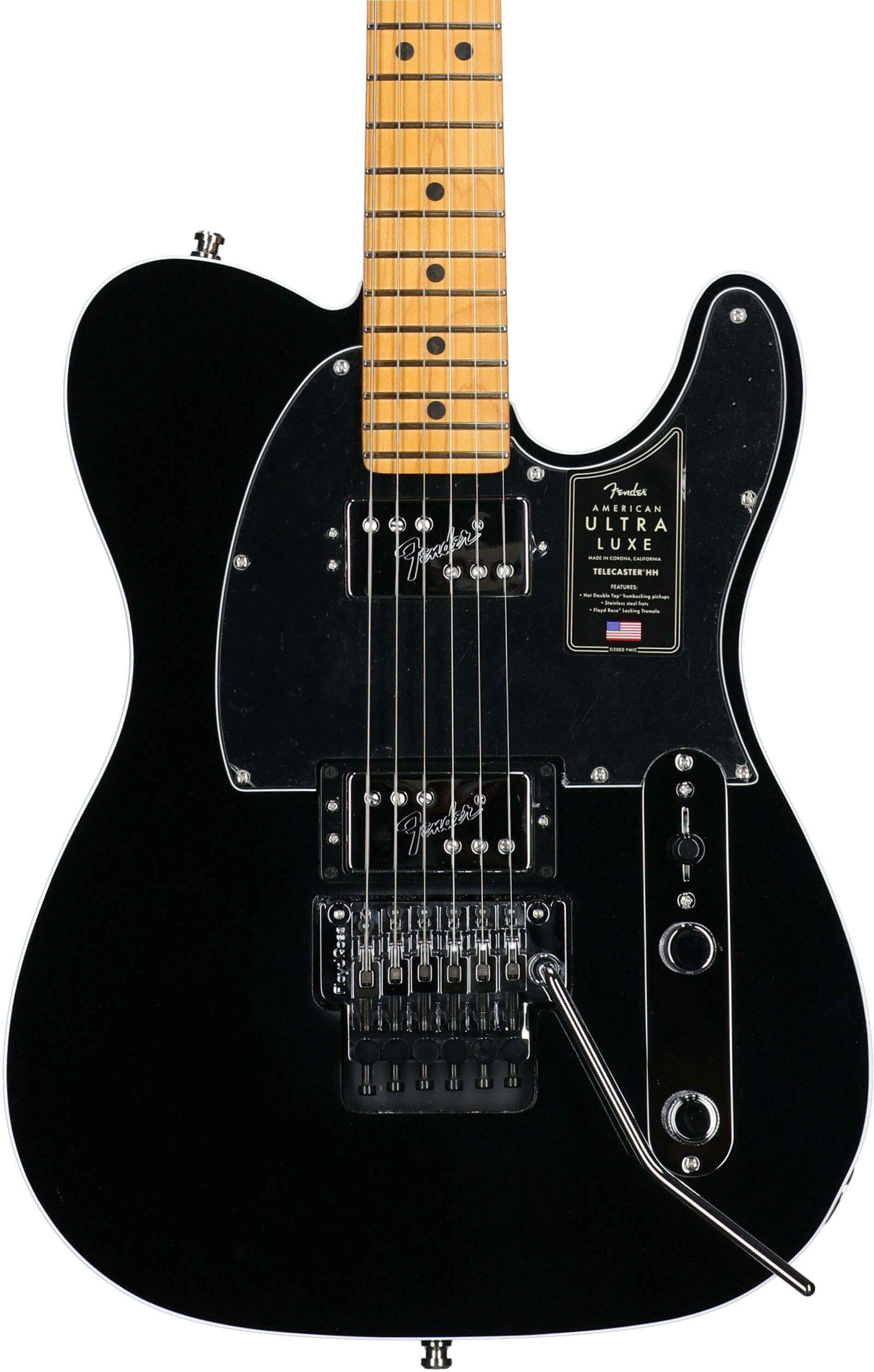 Fender American Ultra Luxe Telecaster Electric Guitar (with Case)