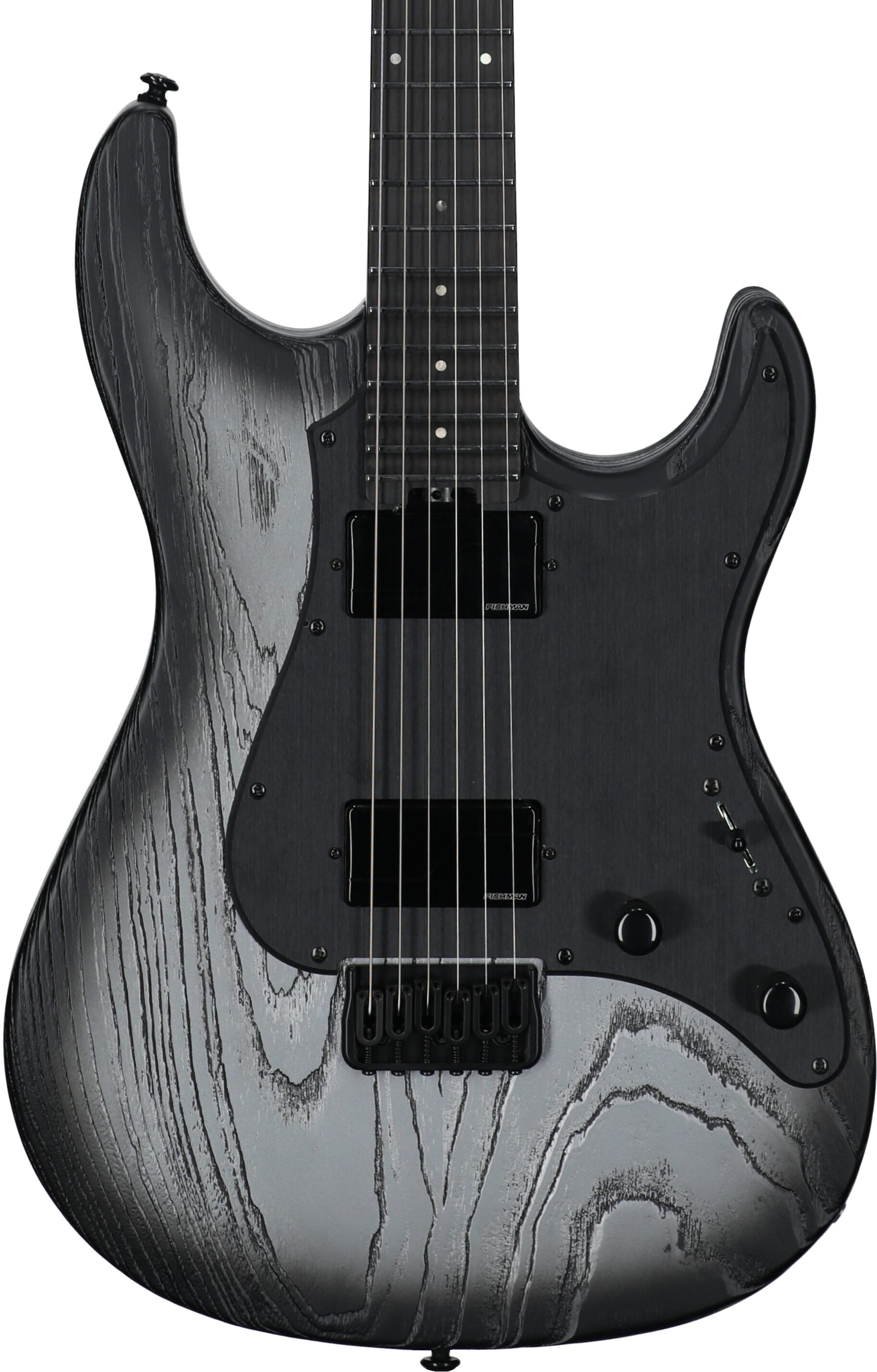 ESP LTD Deluxe SN-1000HT Electric Guitar, Silver Blast, Body Straight Front