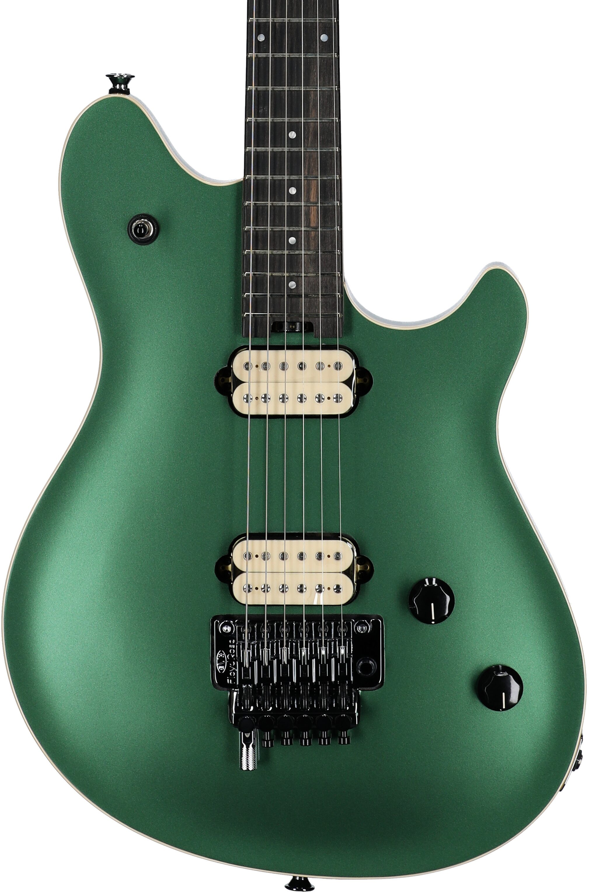 EVH Eddie Van Halen Wolfgang Special Ebony Fingerboard Electric Guitar, Pelham Green, Body Straight Front