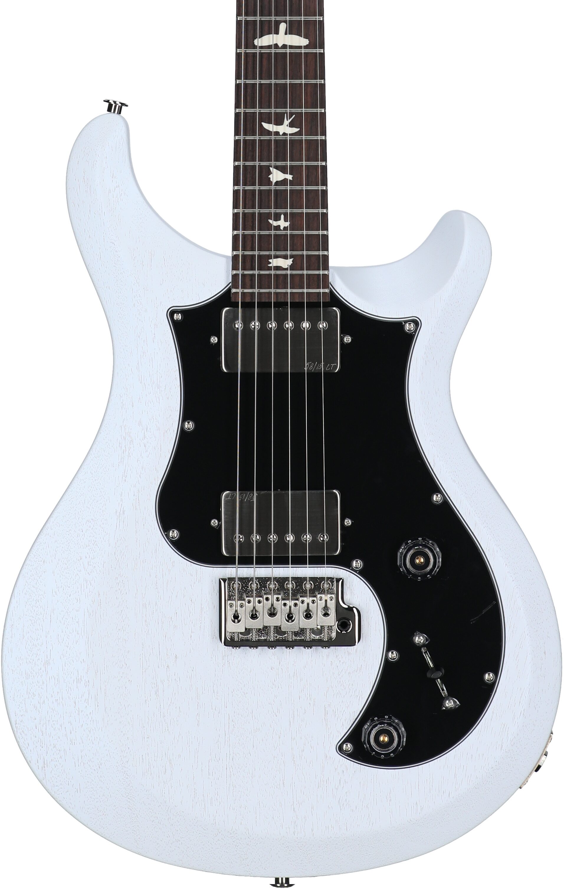 PRS Paul Reed Smith S2 Standard 22 Satin Electric Guitar, Pearl White, Body Straight Front