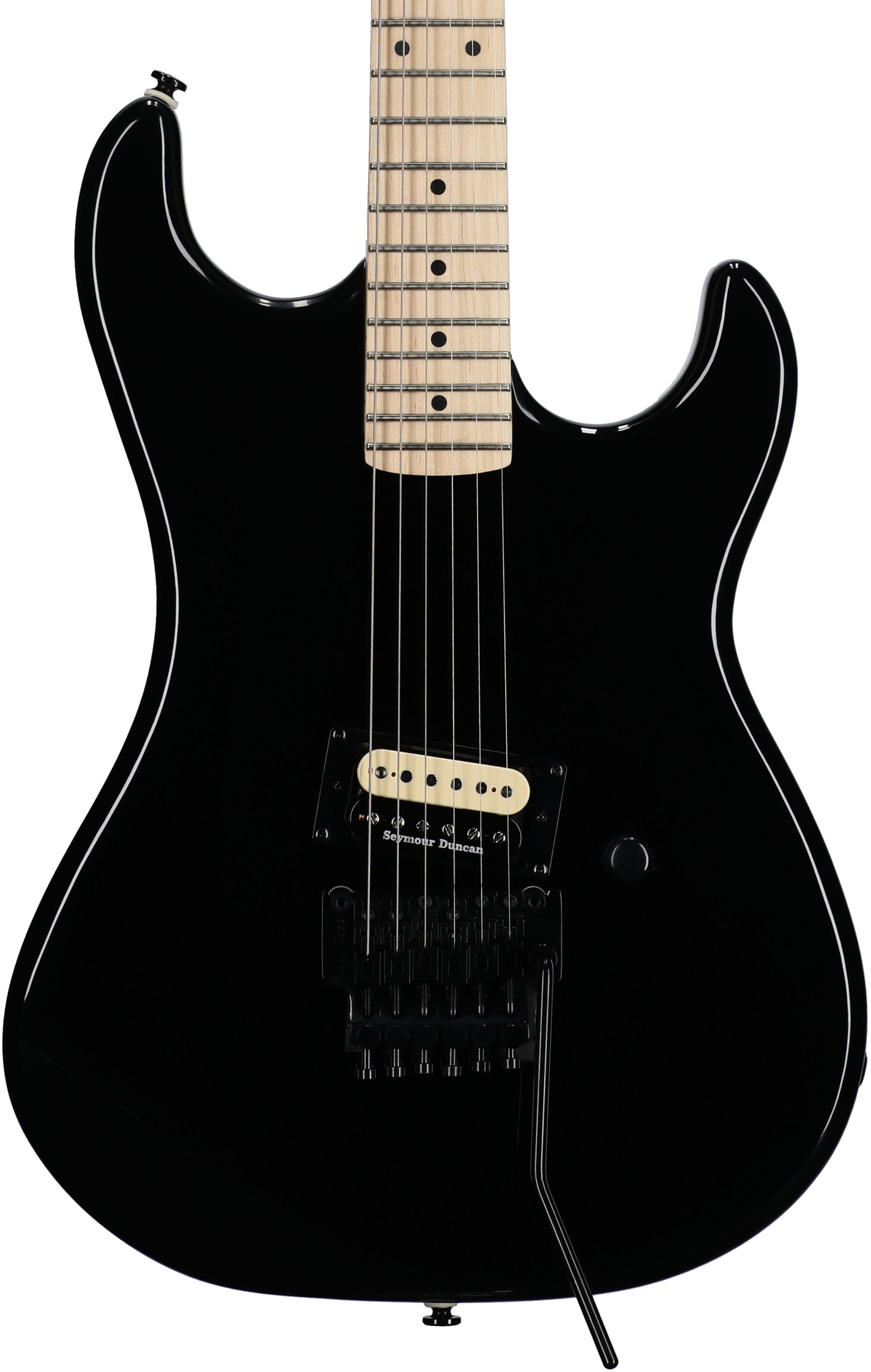 Kramer Baretta Original Series Electric Guitar, Ebony, Open Box (Very Good), Body Straight Front