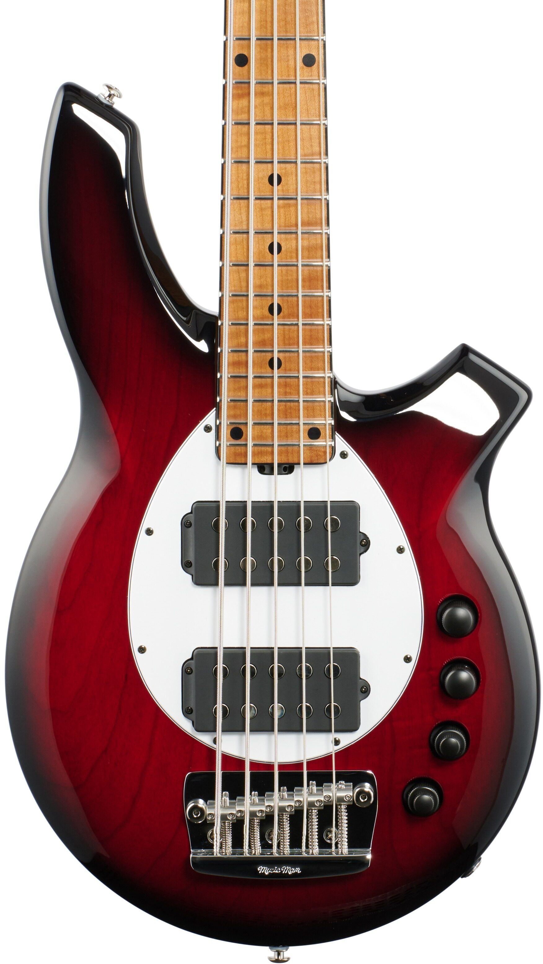 Ernie Ball Music Man BFR Bongo 5HH Electric Bass, 5-String (with Case), Body Straight Front