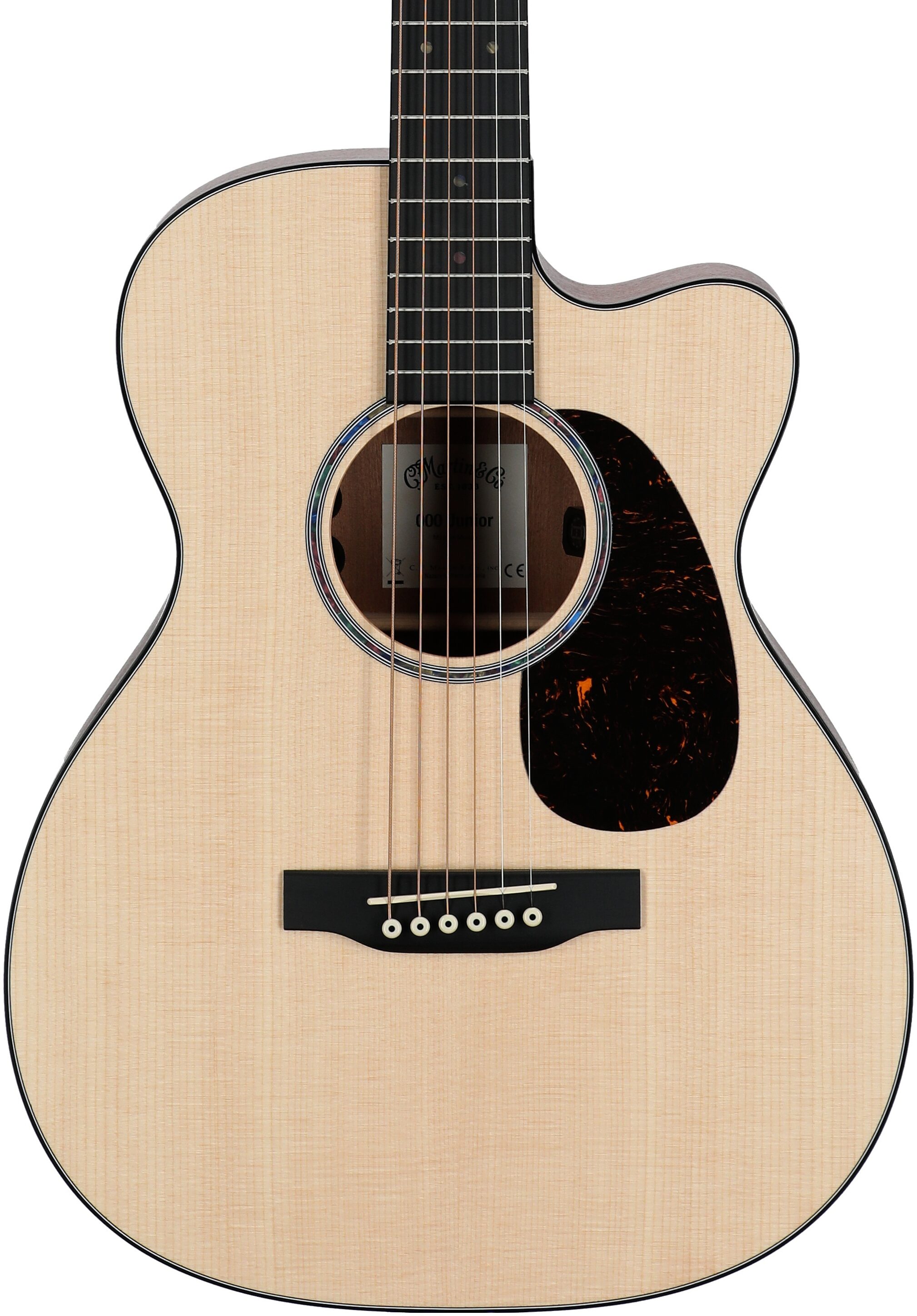 Martin 000C Jr E Acoustic-Electric Guitar (with Soft Shell Case), New, Body Straight Front