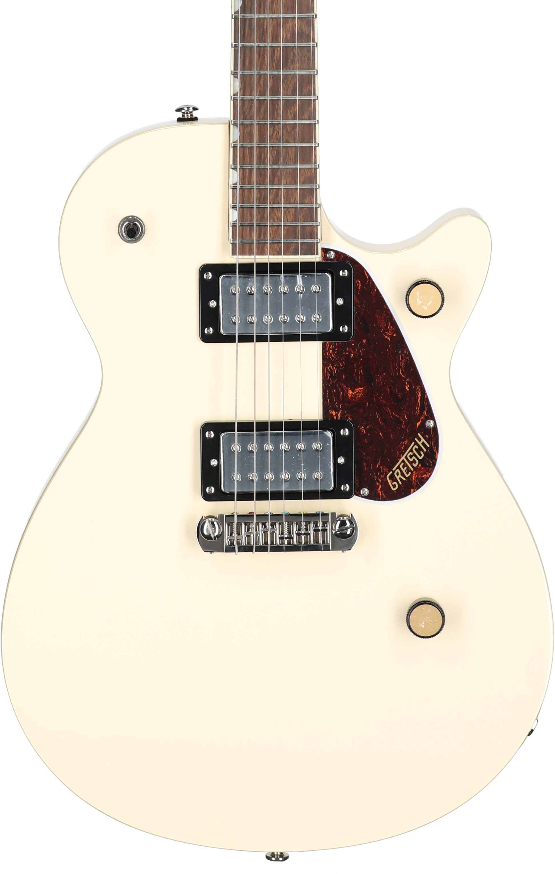 Gretsch Streamliner Jet Club Electric Guitar, Vintage White, Body Straight Front