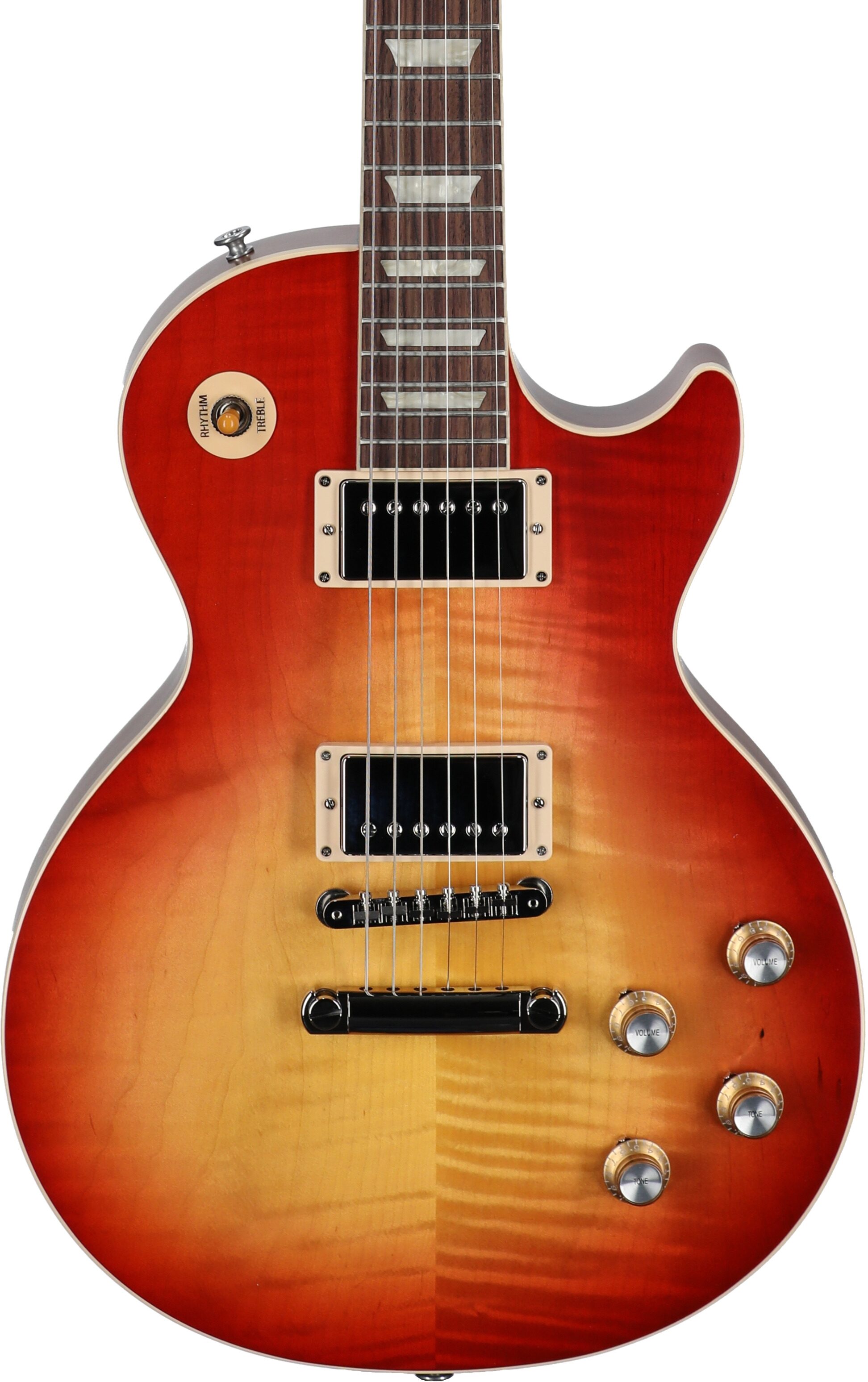Gibson Les Paul Standard '60s Faded Electric Guitar (with Case), Vintage Cherry, Body Straight Front