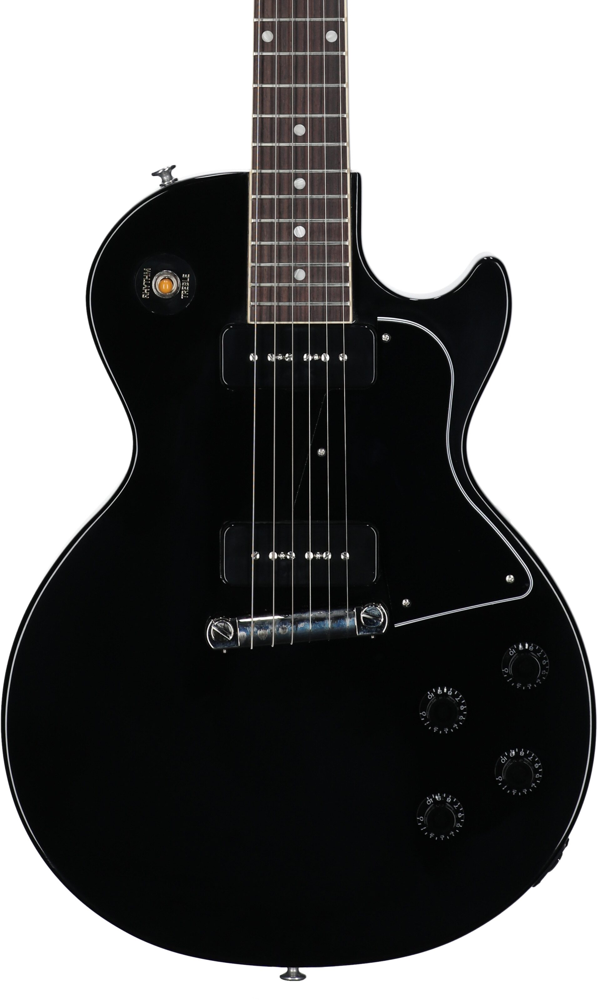 Gibson Les Paul Special Electric Guitar (with Case), Ebony, Body Straight Front