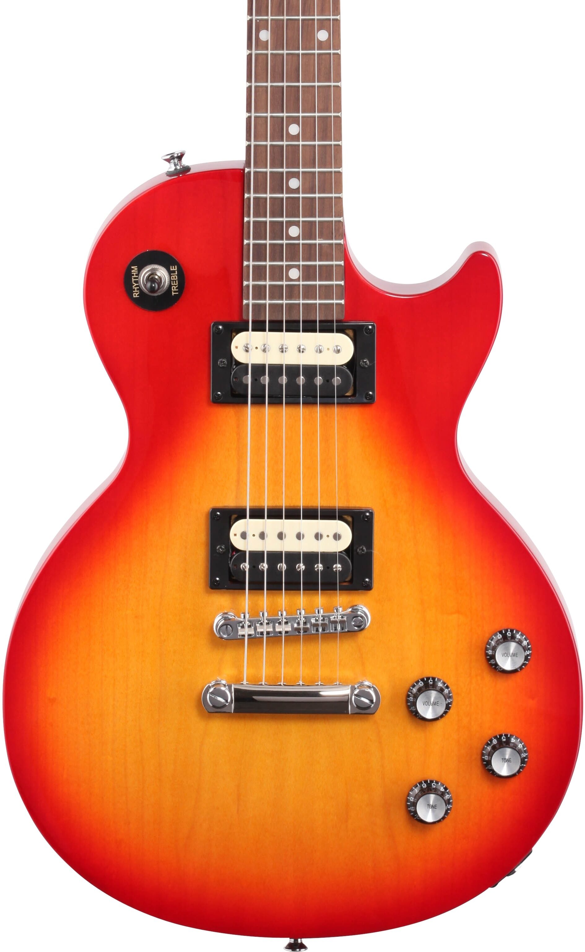 Epiphone Les Paul Studio E1 Electric Guitar, Heritage Cherry Sunburst, Body Straight Front