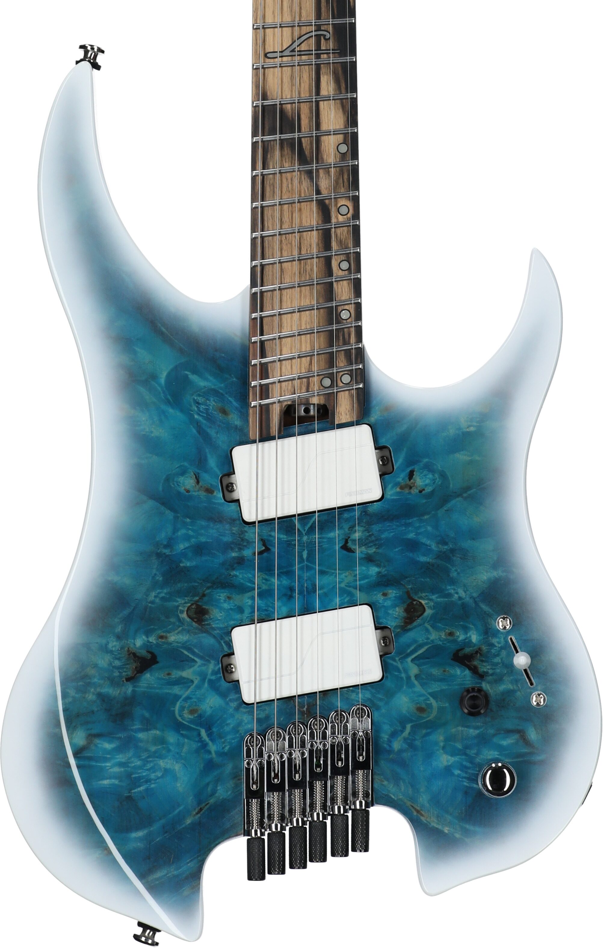 Legator Ghost 6 OD Multi-Scale Guitar, Arctic Burst, Body Straight Front