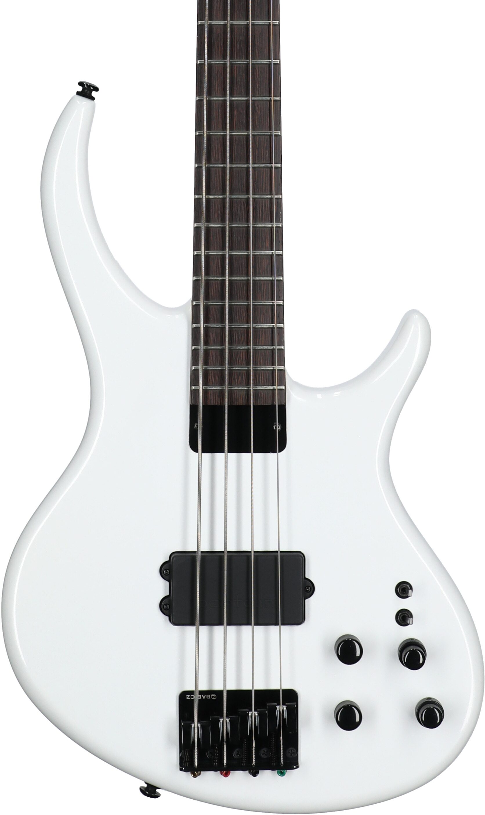 Tobias Growler IV Premium Electric Bass (with Gig Bag), White Pearl, Body Straight Front