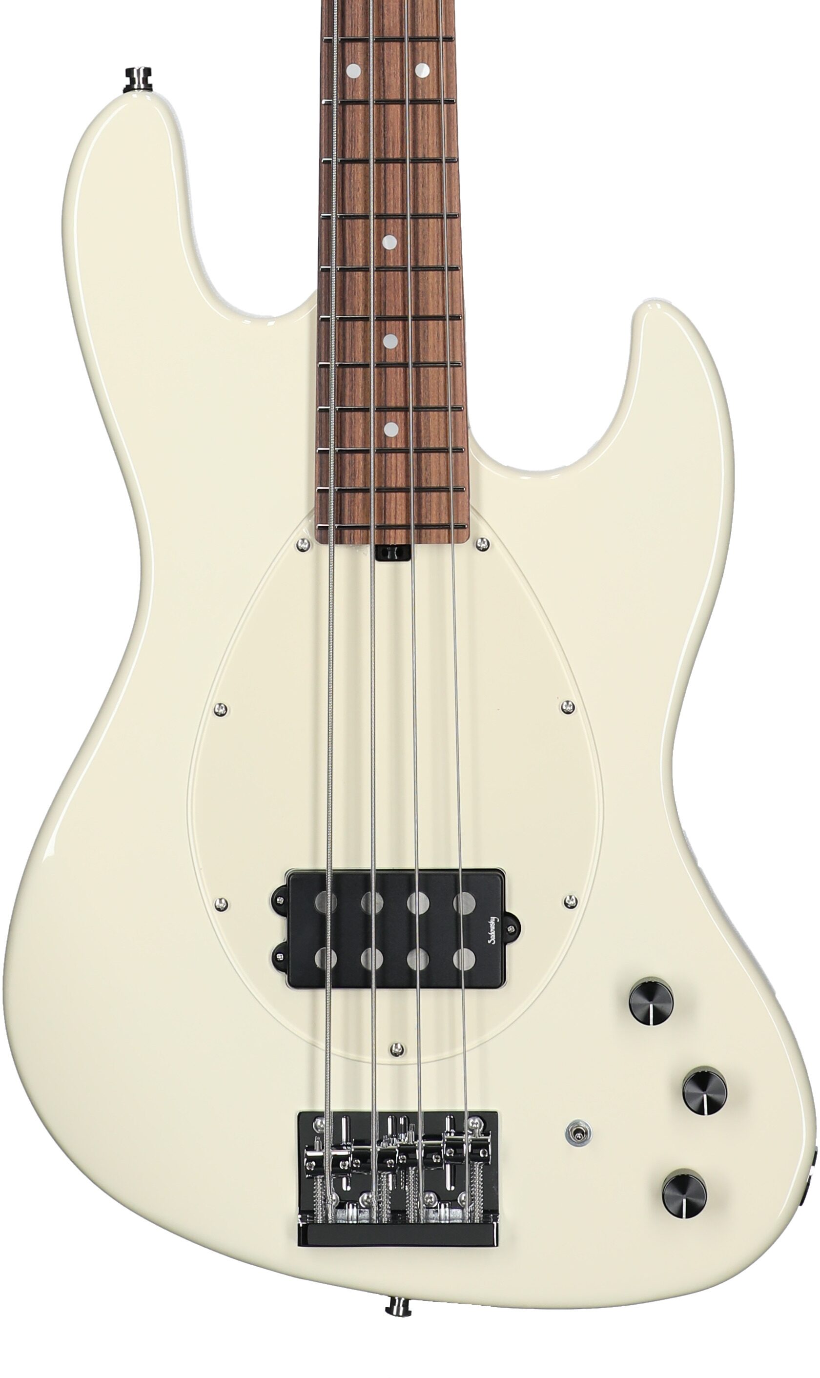 Sadowsky MetroExpress MV4 Electric Bass, Morado Fingerboard (with Gig Bag), Olympic White, Body Straight Front