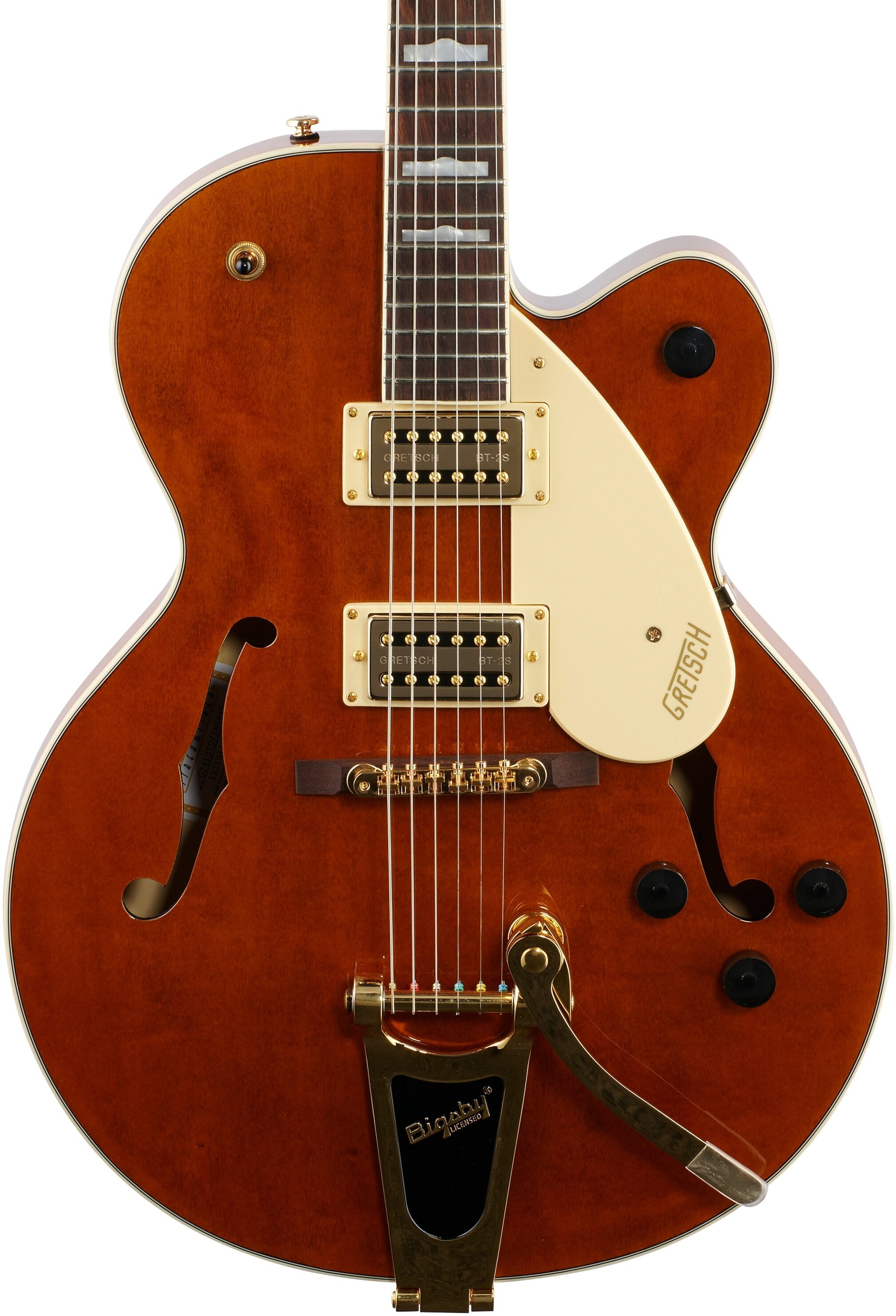 Gretsch G2410TG Streamliner Hollowbody Single-Cut Electric Guitar, Single Barrel, Body Straight Front