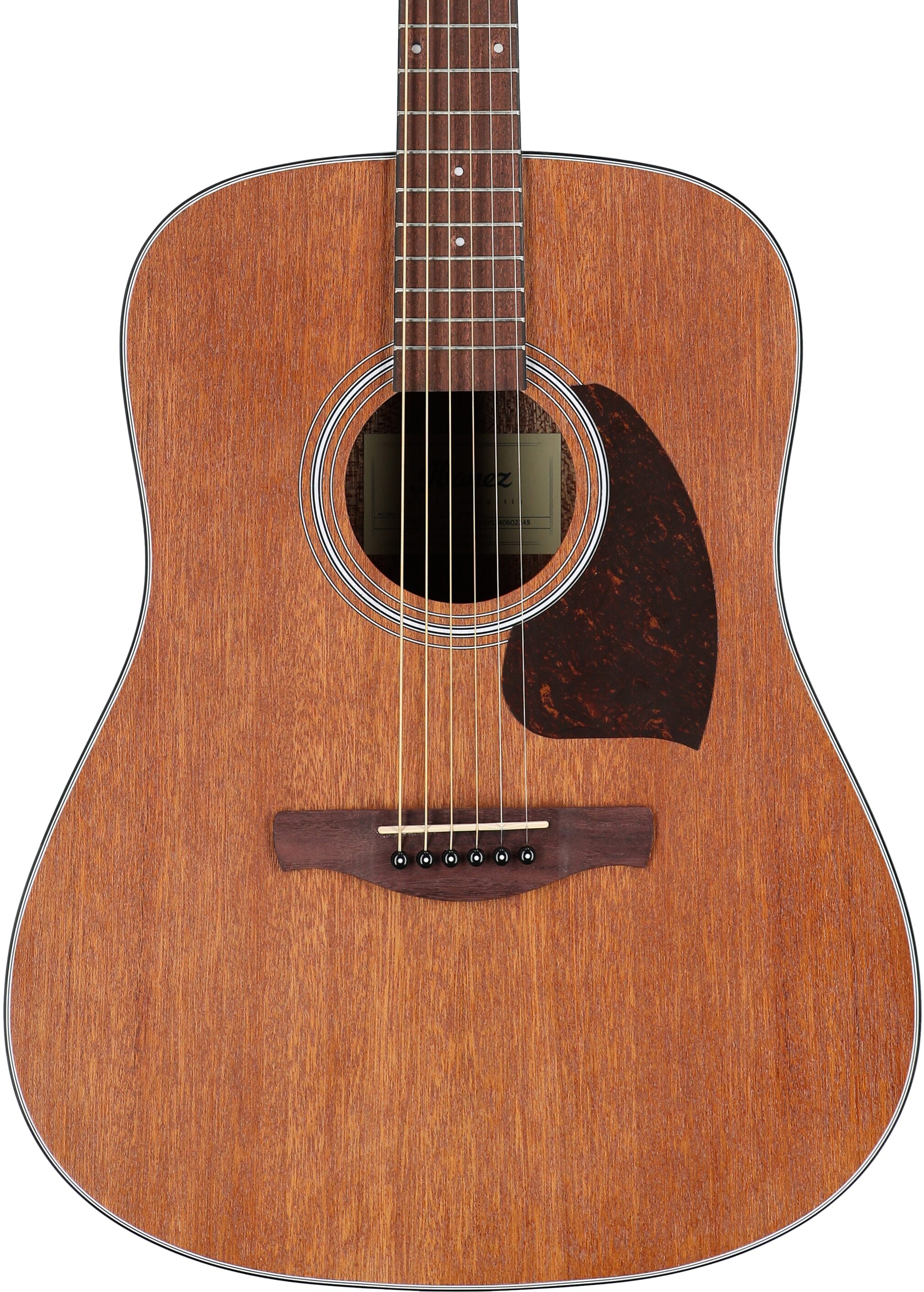 Ibanez PF54 Acoustic Guitar, Open Pore Natural, Body Straight Front
