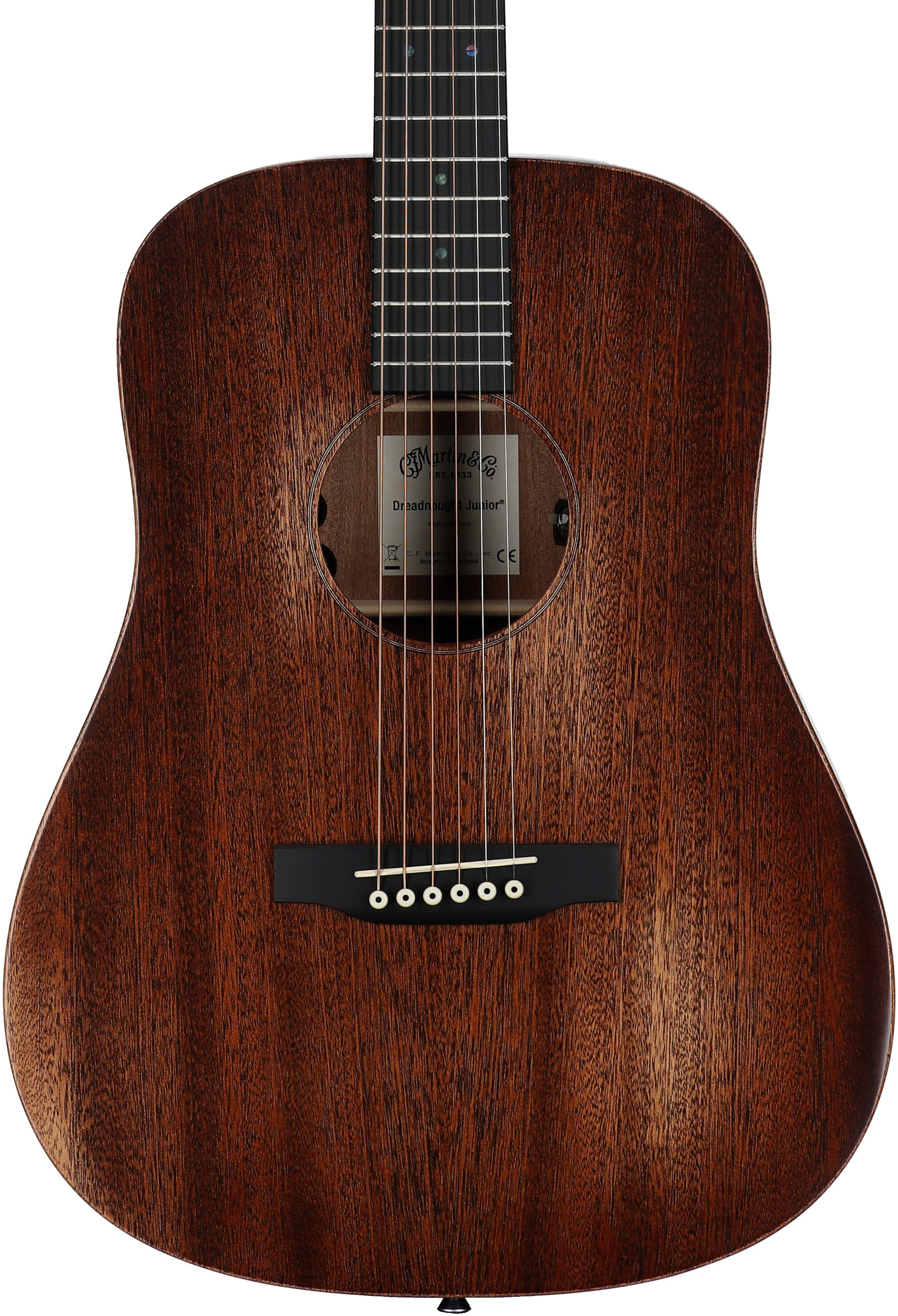 Martin D Junior E StreetMaster Acoustic-Electric Guitar, New, Body Straight Front