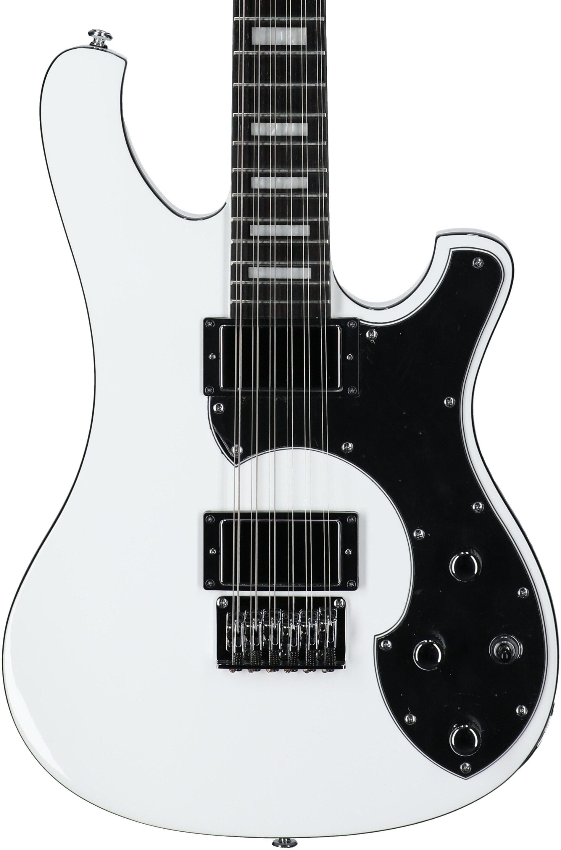 Schecter Stargazer 12 Electric Guitar, 12-String, Gloss White, Body Straight Front