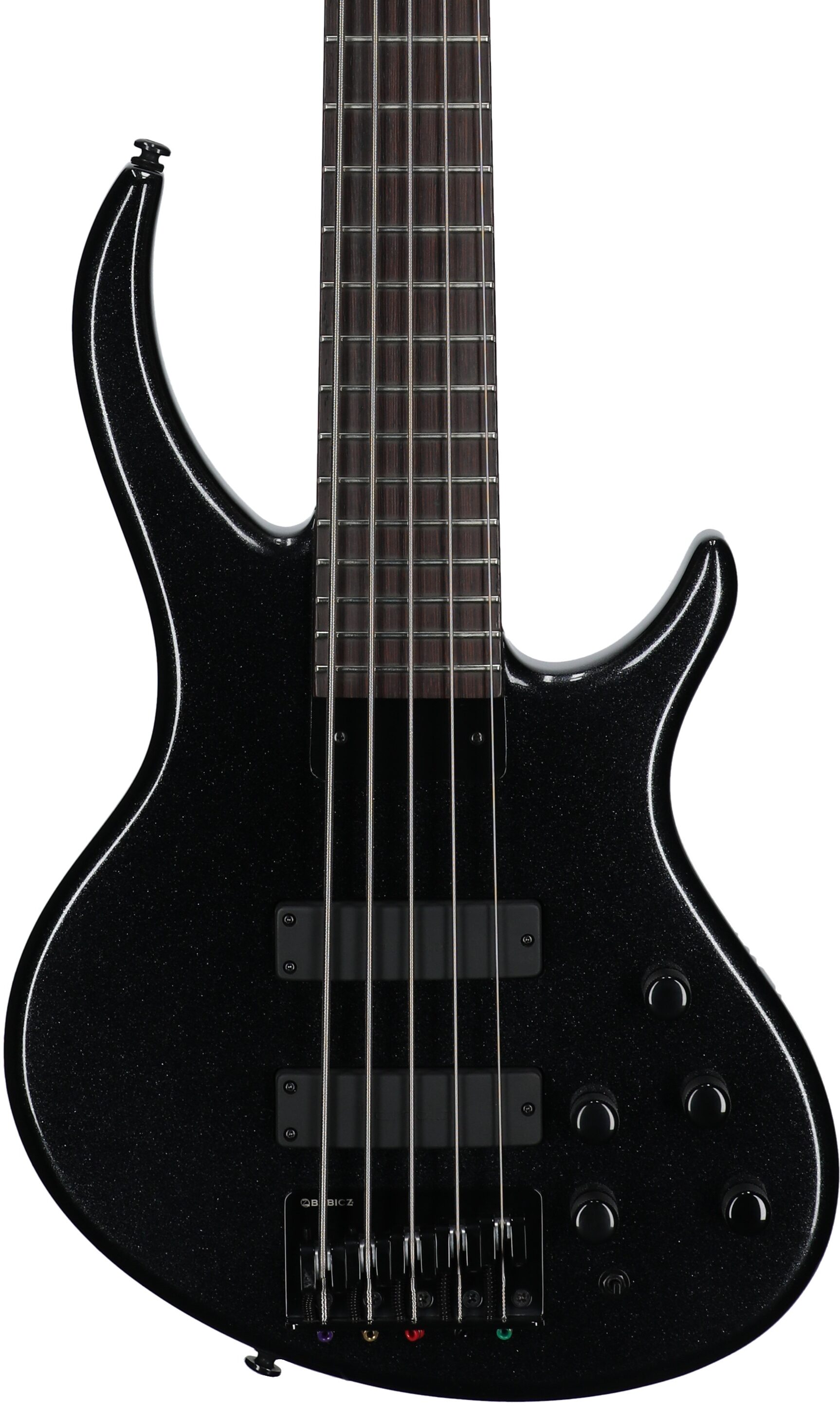 Tobias Killer B V Electric Bass, 5-String (with Gig Bag), Black Pearl, Body Straight Front