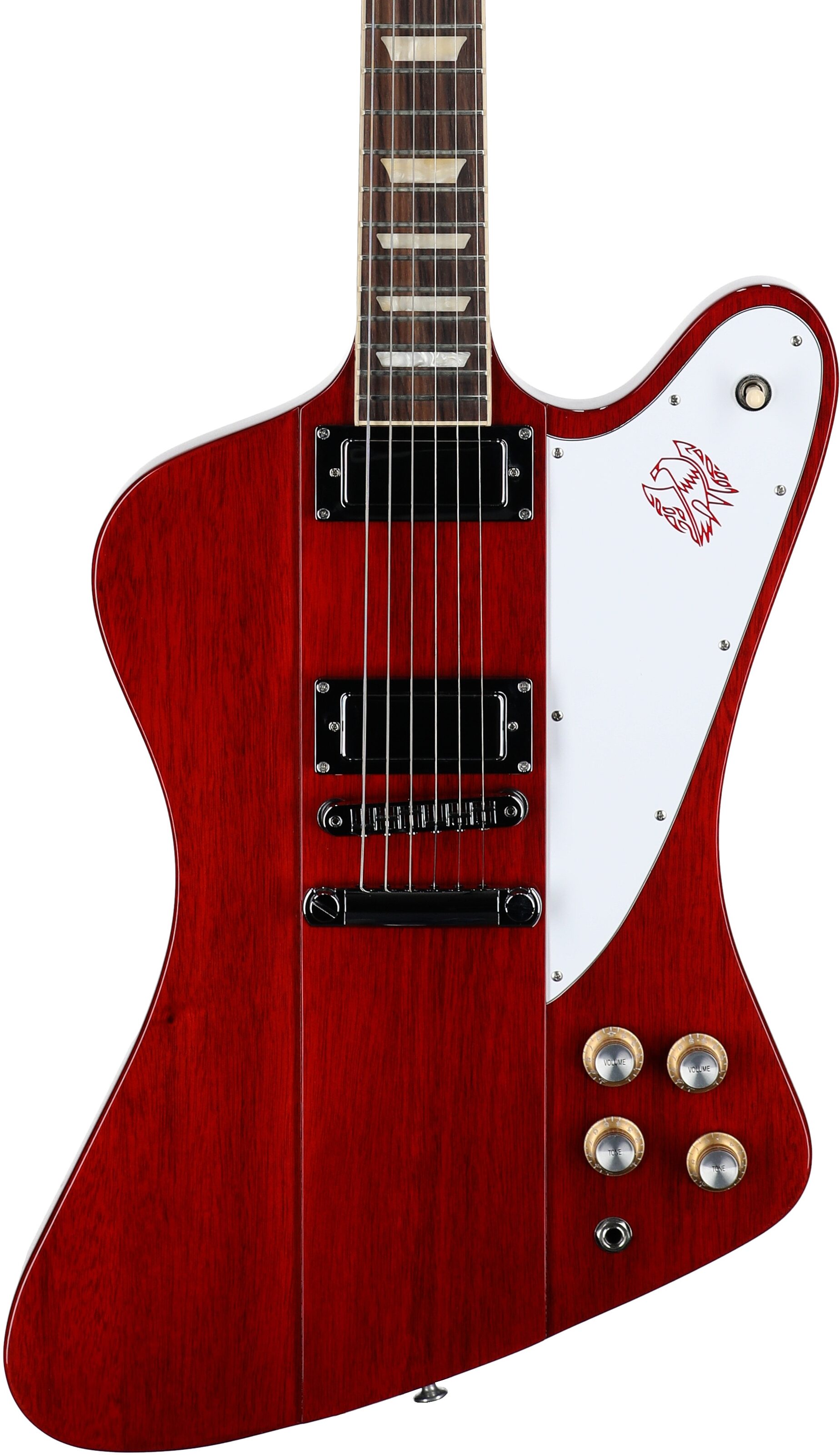 Gibson Firebird Platypus Electric Guitar (with Case), Vintage Cherry, Body Straight Front