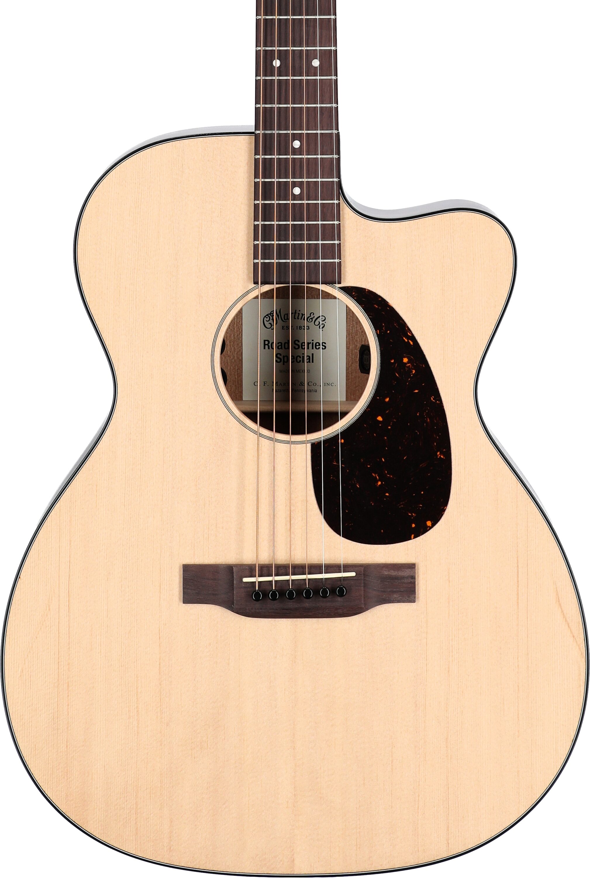 Martin OMC-10E Special Acoustic-Electric Guitar, New, Body Straight Front