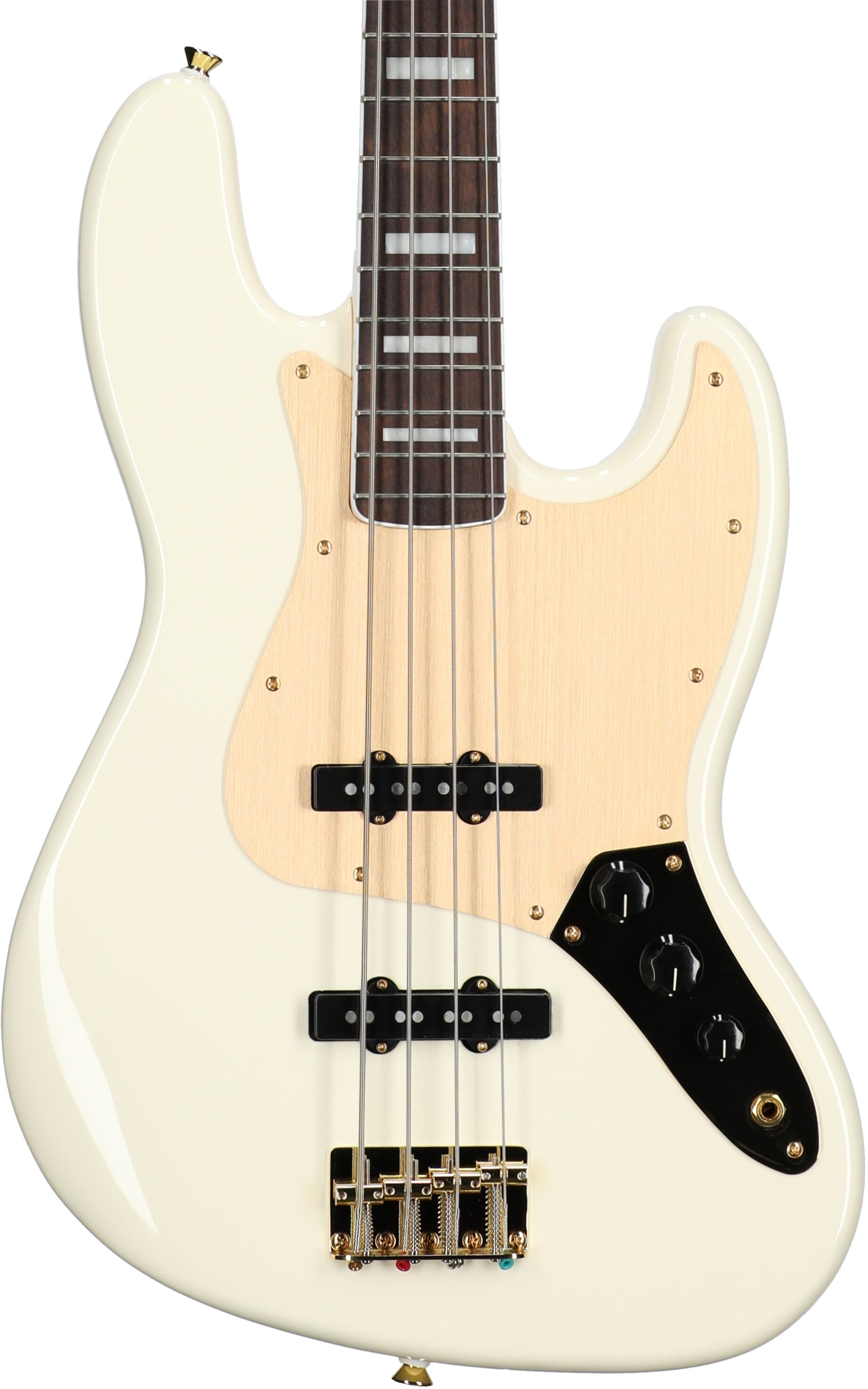 Squier 40th Anniversary Jazz Gold Edition Electric Bass | zZounds