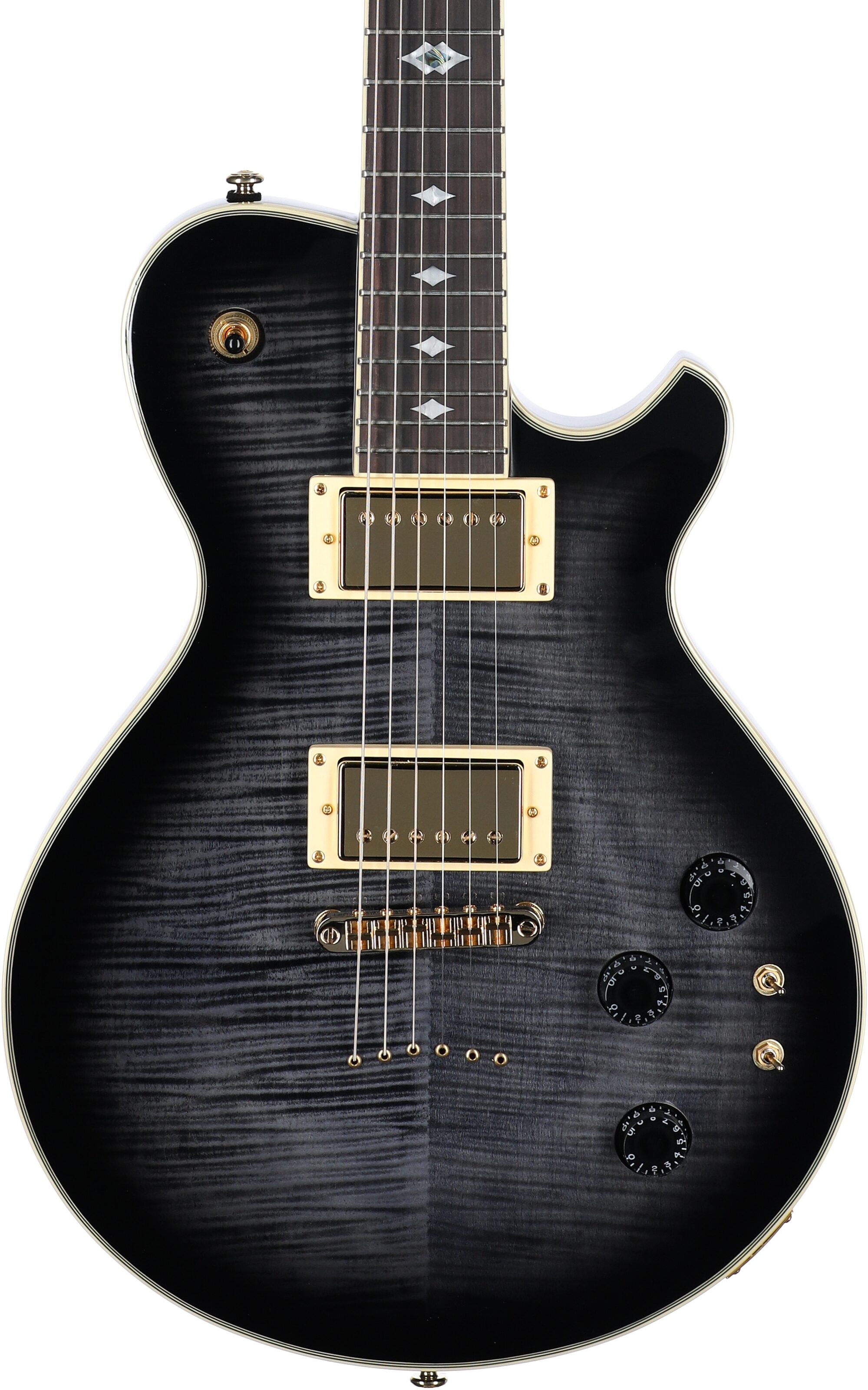 Michael Kelly Limited Modshop Narrow Body Design Patriot Electric Guitar, Smoke Burst, Body Straight Front