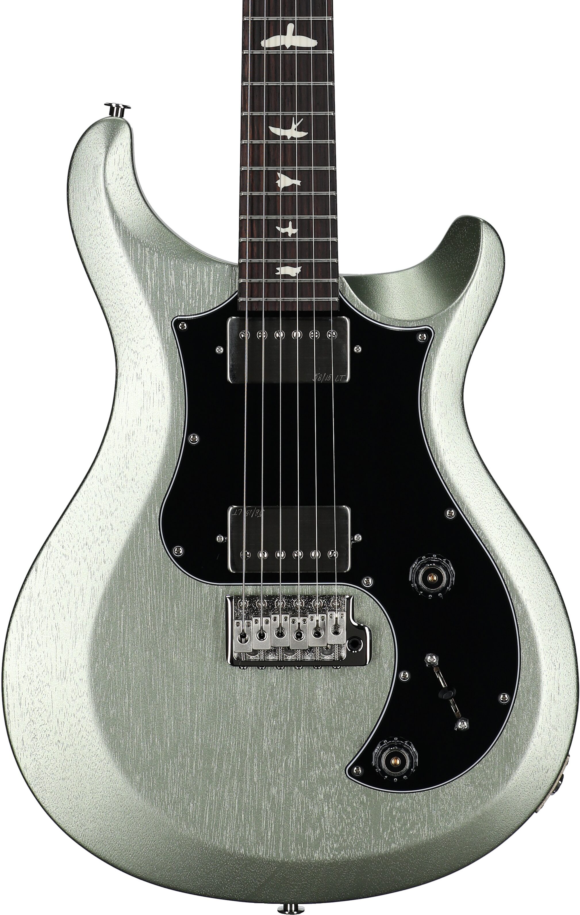 PRS Paul Reed Smith S2 Standard 22 Satin Electric Guitar, Mavis Mint Metallic, Body Straight Front