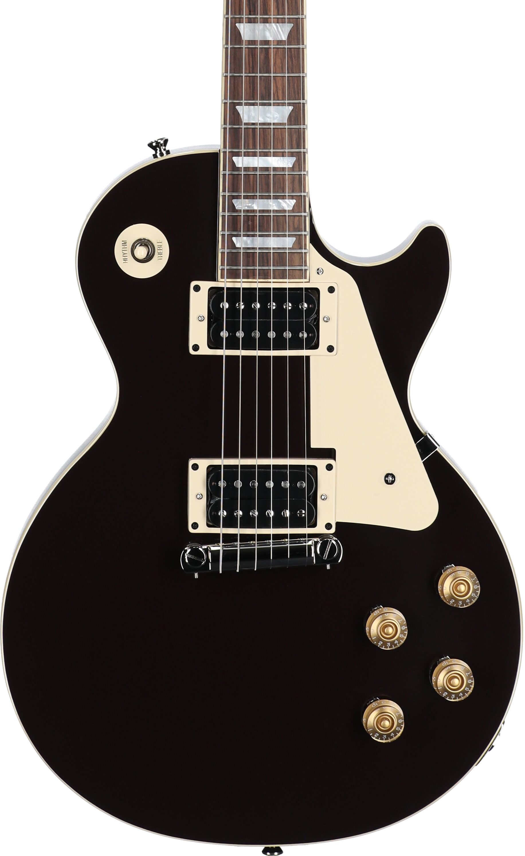 Epiphone Inspired by Gibson Custom Jeff Beck 1954 Les Paul Electric Guitar (with Case), Oxblood, Body Straight Front